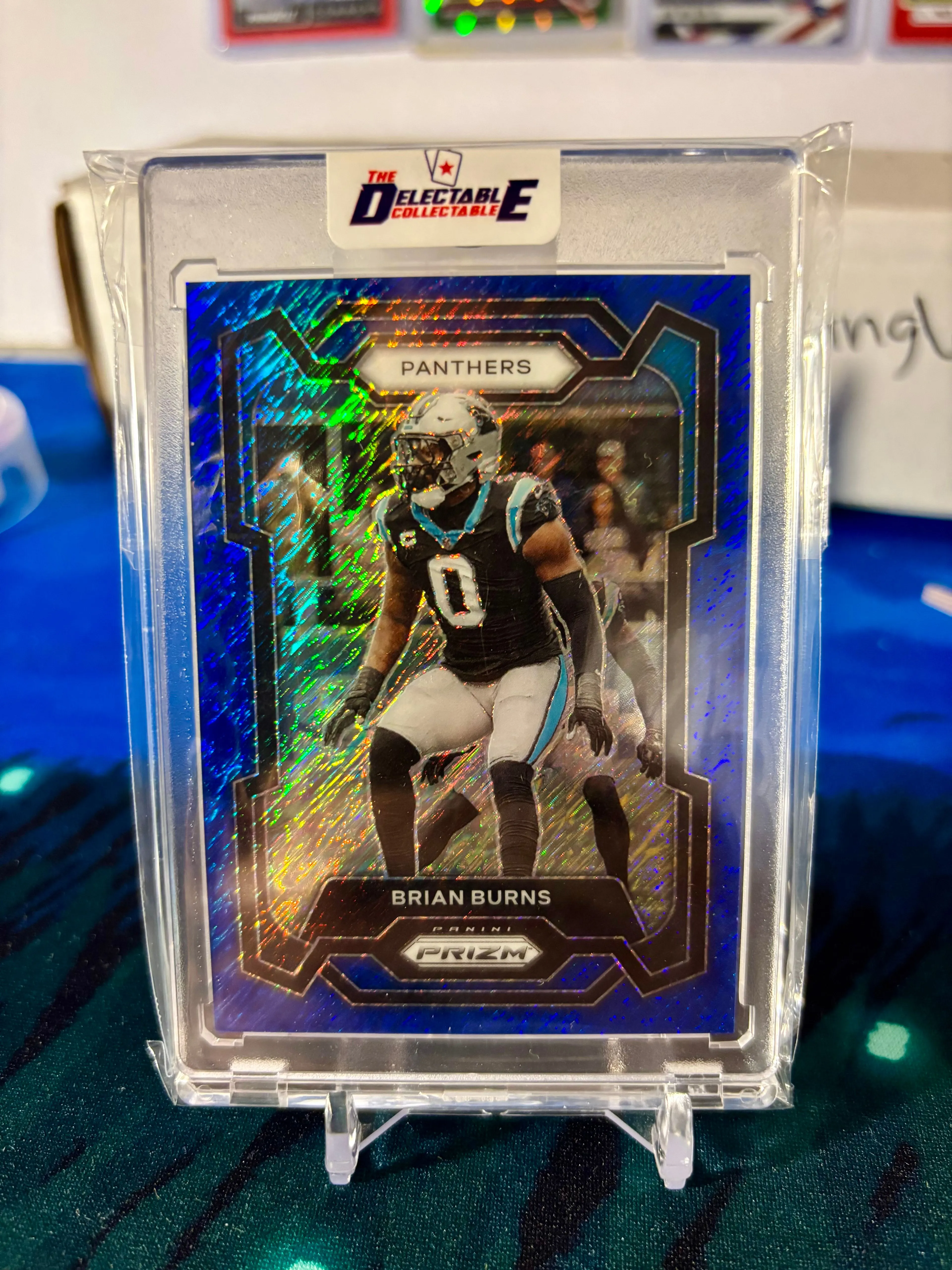 Product image for Brian Burns Prizm Numbered card /25 Color Match