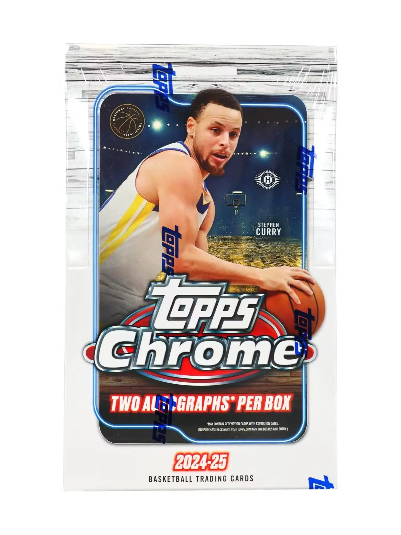 Product image for Discount - 2024-25 Topps Chrome NBA Basketball Pack "Auto Not Live" - 1 Pack