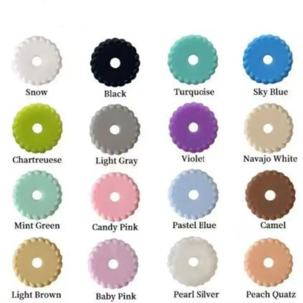 Product image for CRAFTS: 50pc 12mm Silicone Spacers - Assorted