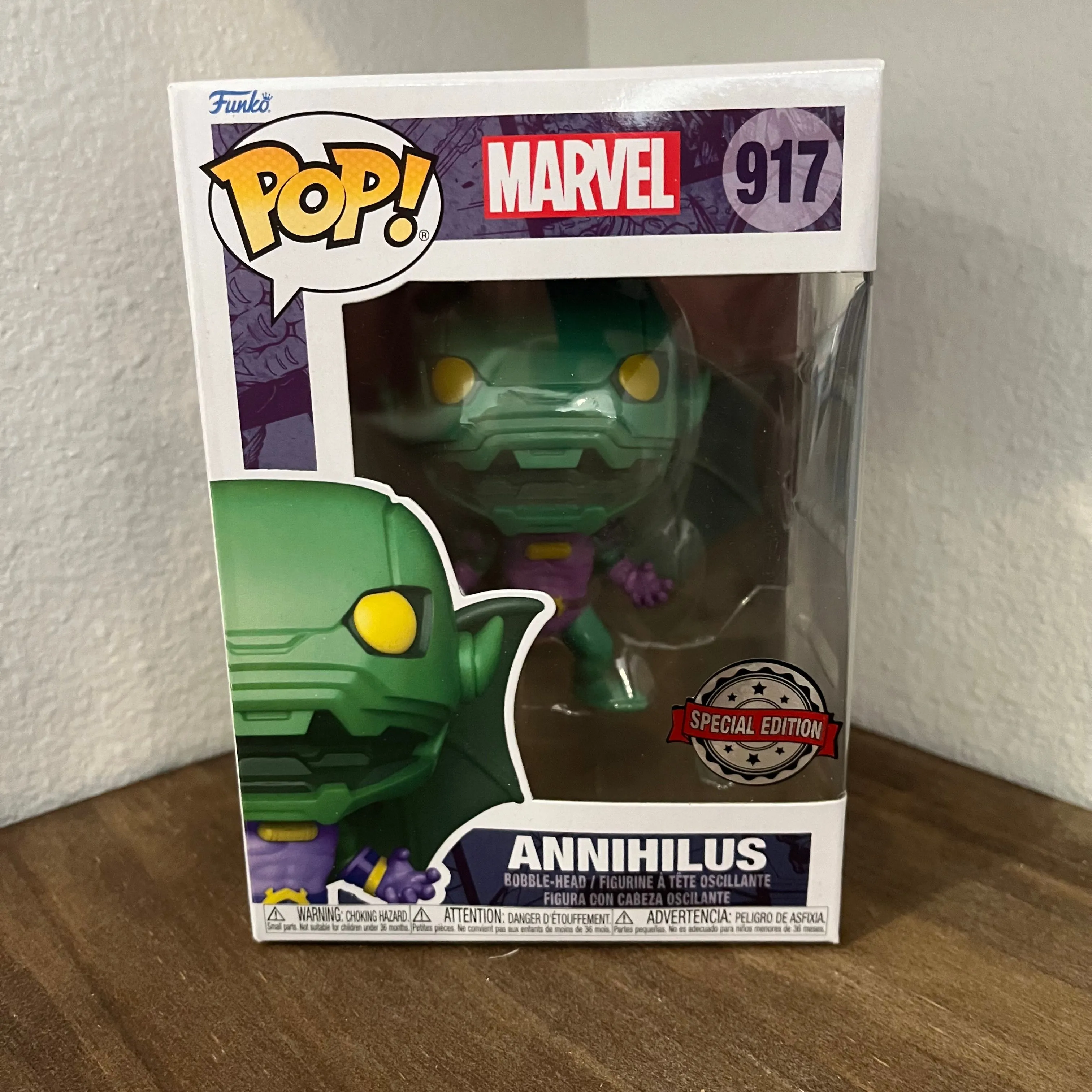 Product image for Funko POP! Annihilus #917 Marvel Special Edition Green NEW