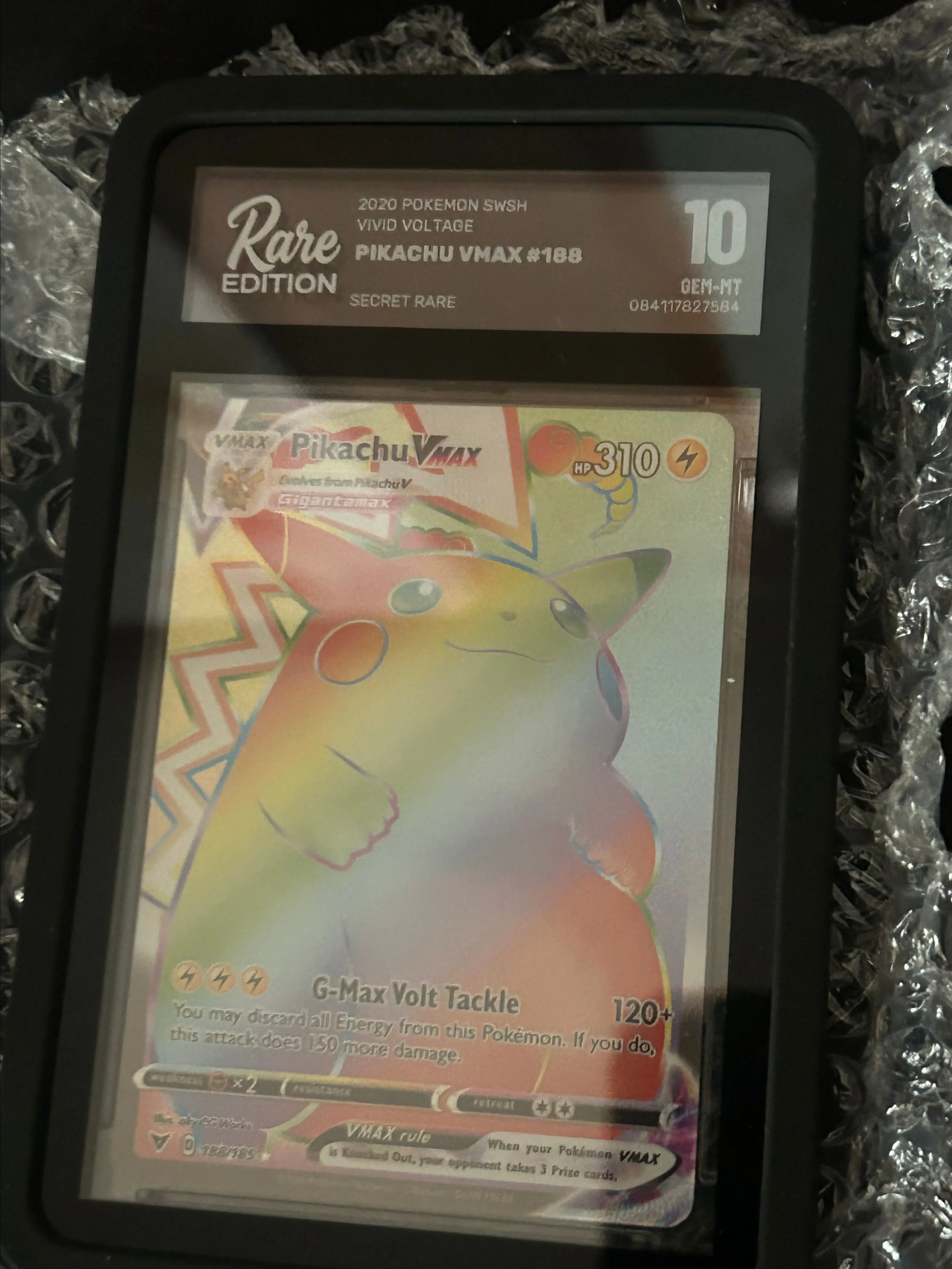 Product image for Pikachu vmax vivid voltage super rare gem mint 10