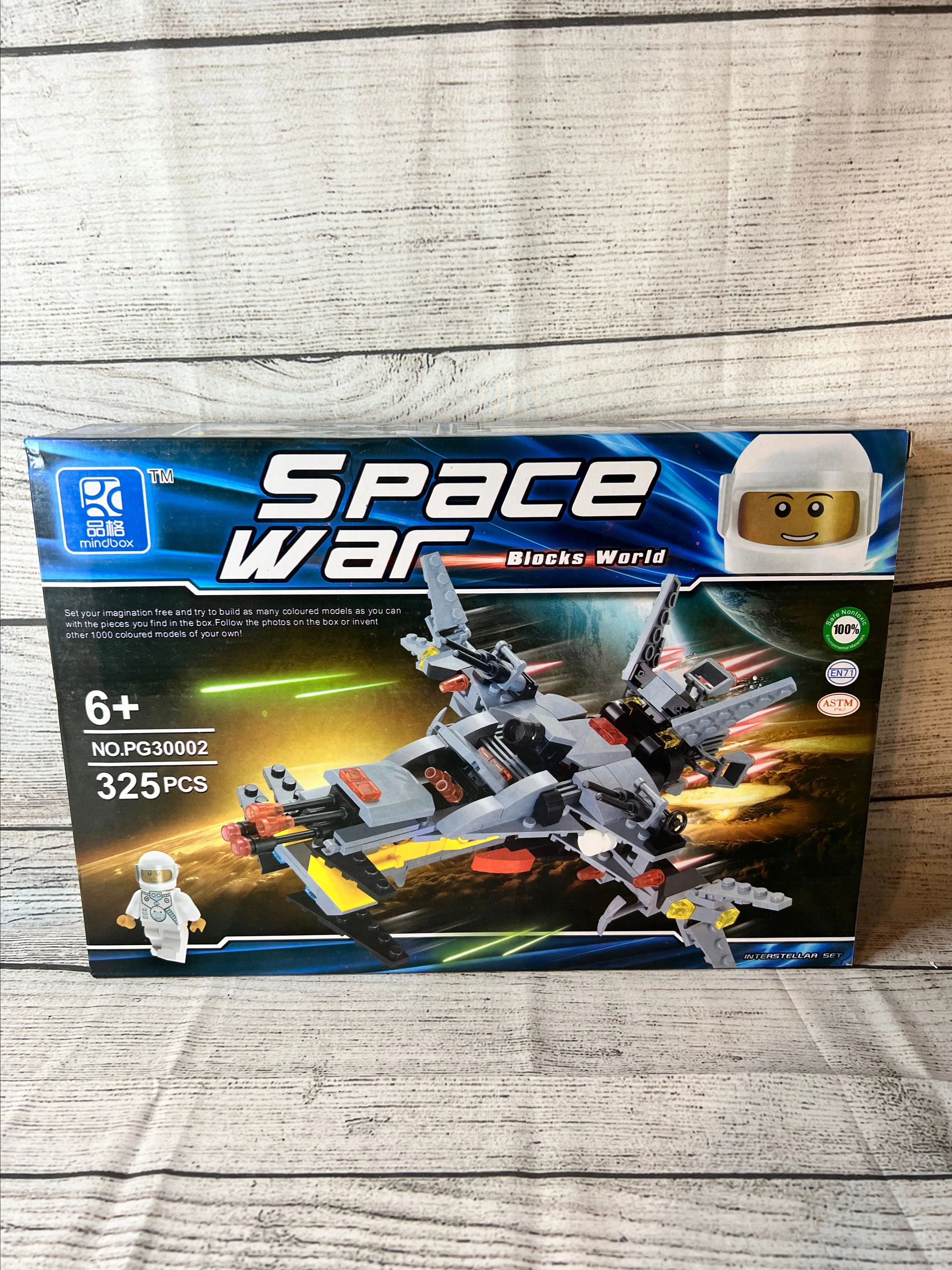 Product image for Hayes Space War Blocks World Spaceship 325pc Building Block Set, Grey