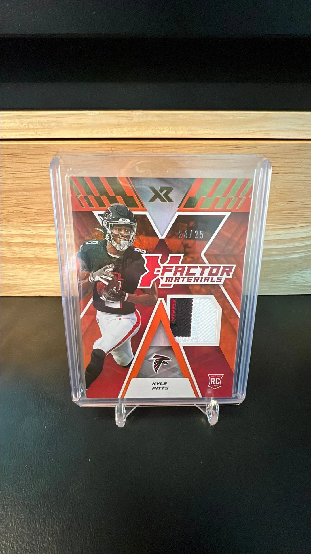 Product image for 2021 Kyle Pitts XR X-Factor Materials 3 color rookie patch 24/25