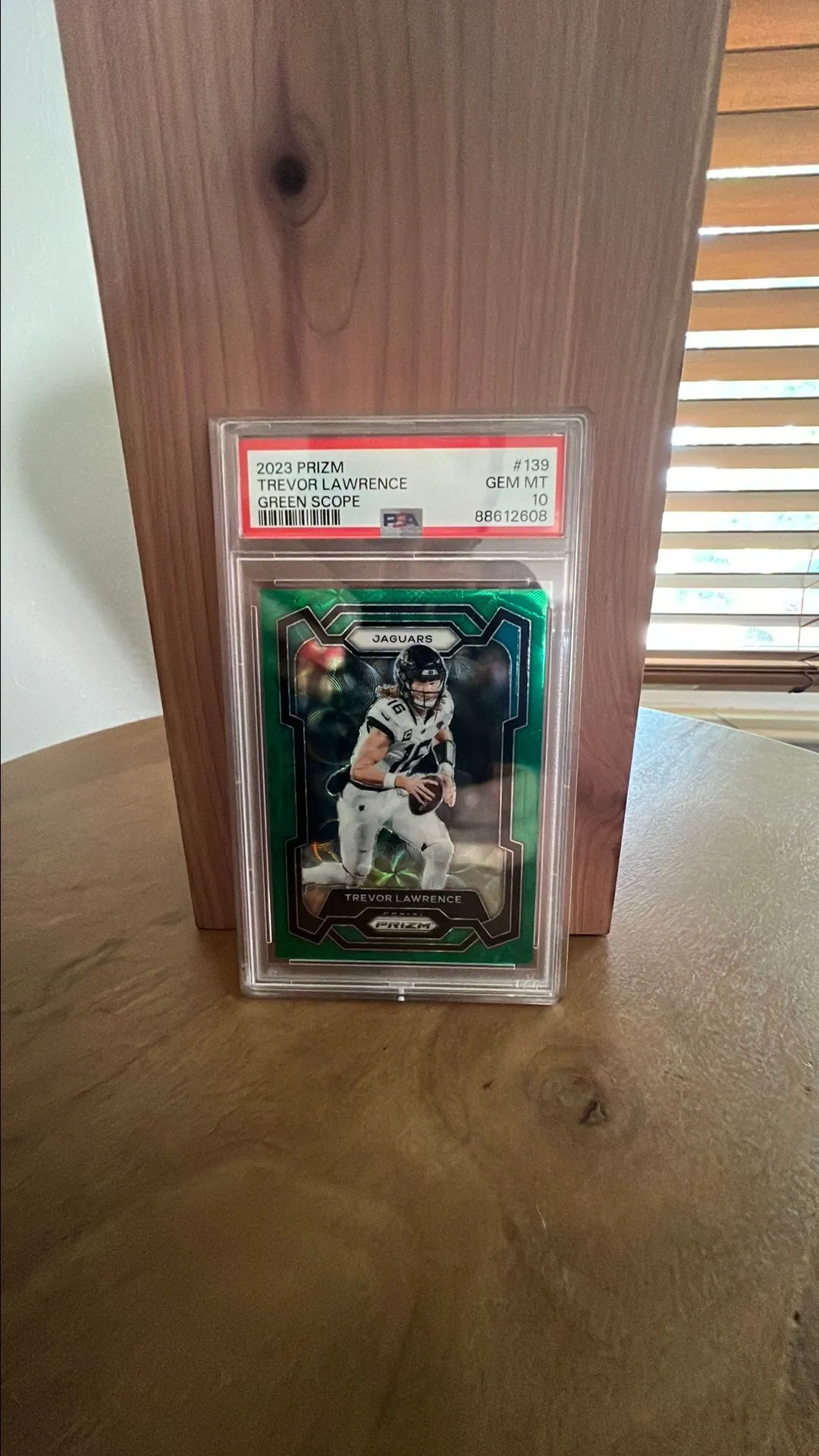 Product image for Trevor Lawrence green scope /75
