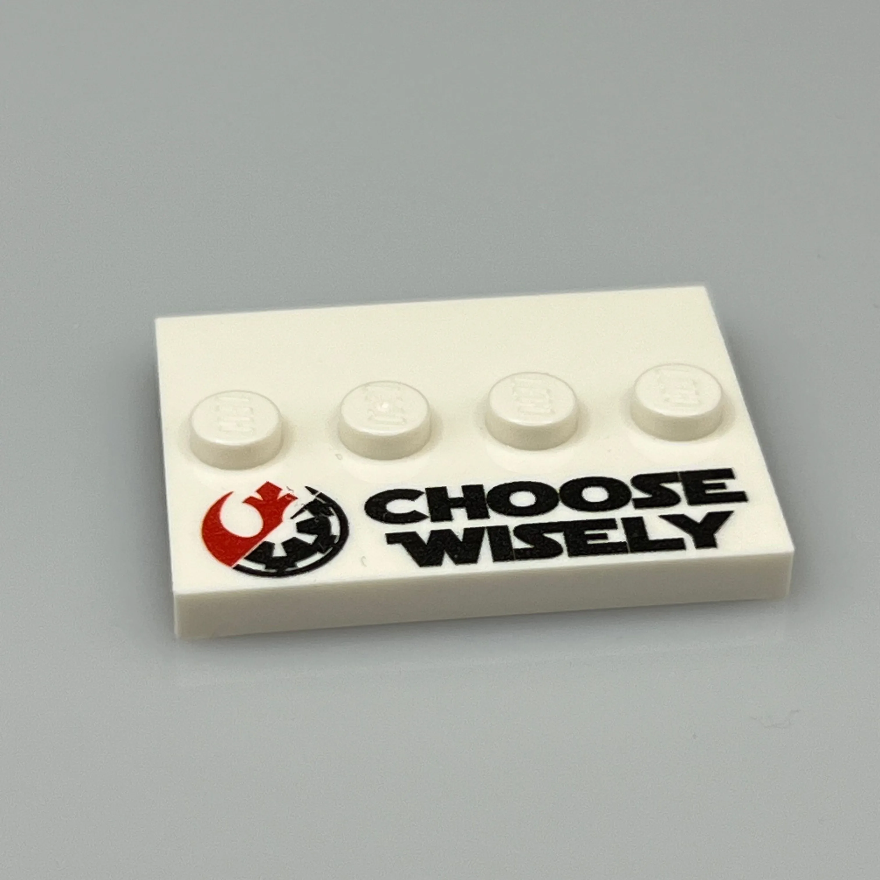 Product image for Custom Lego Star Wars Baseplate "Choose Wisely"