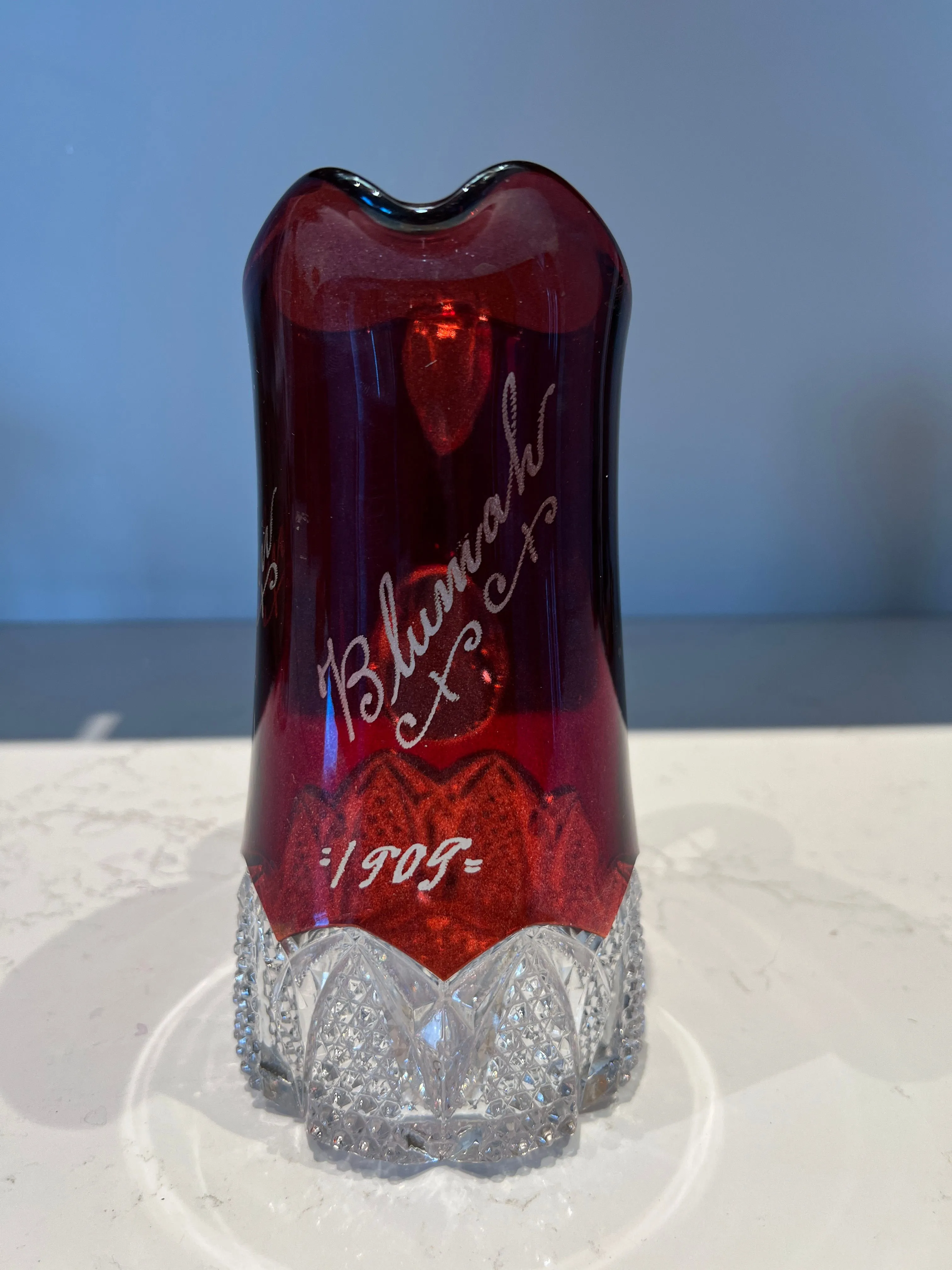 Product image for Ruby Red Collectors 1909 pitcher.