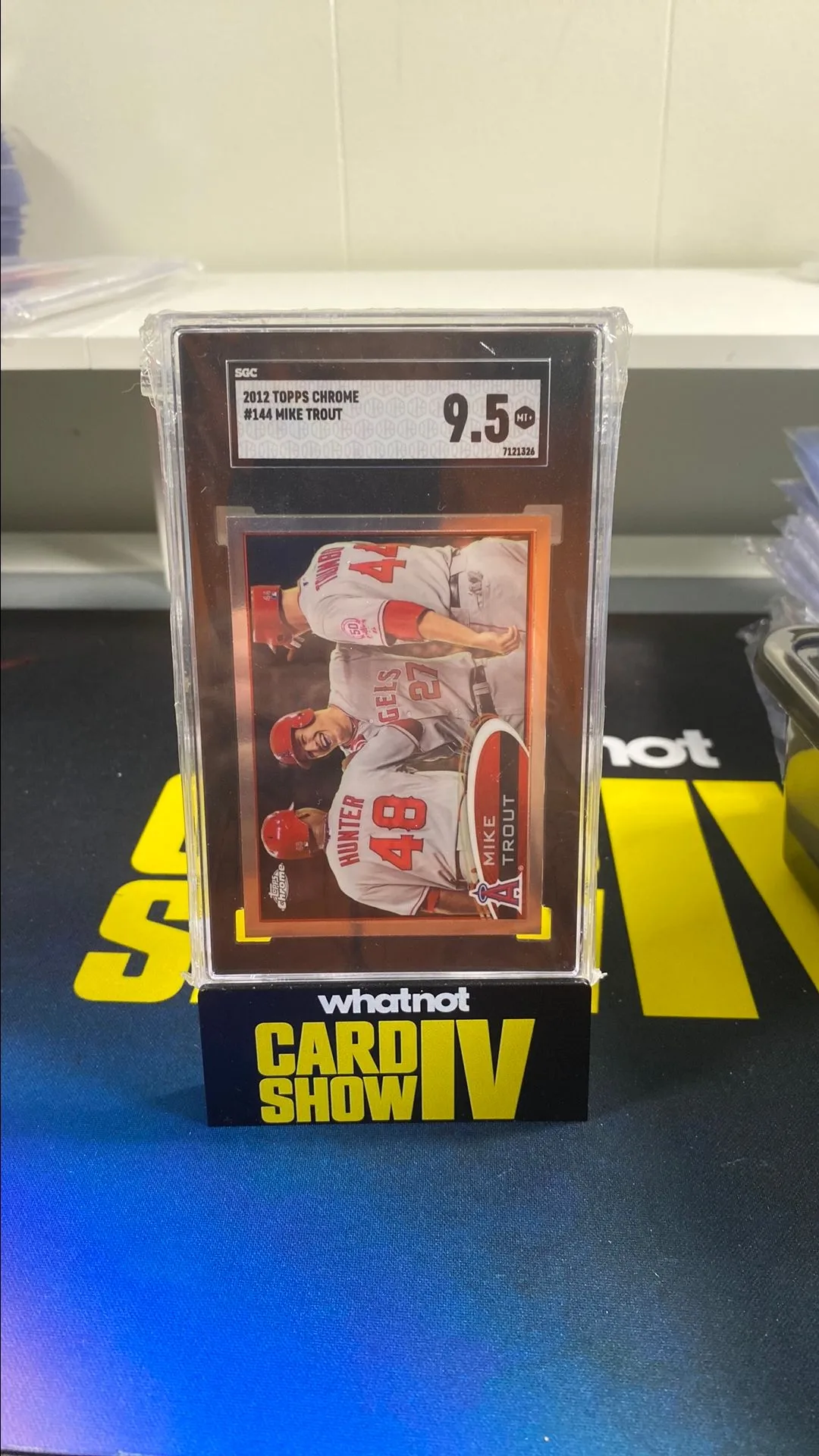 Product image for 2012 Topps Chrome Mike Trout SGC  9.5