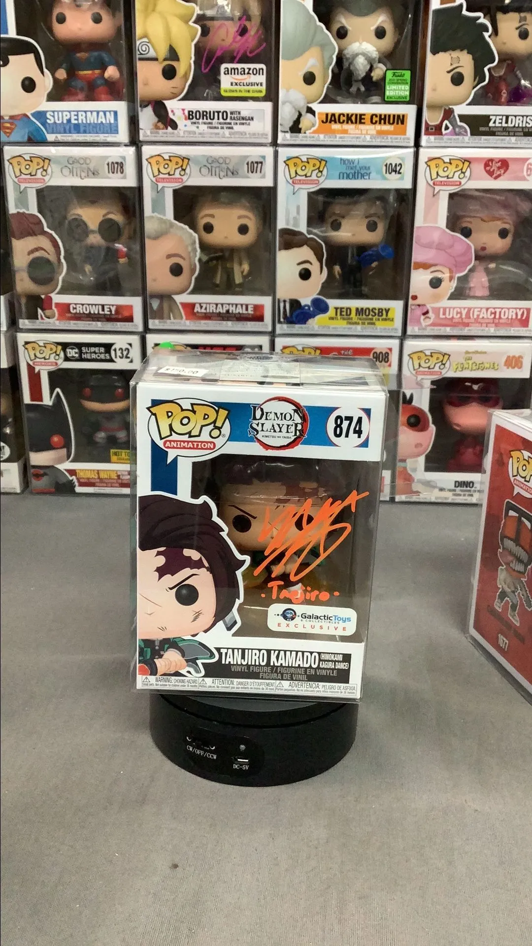Product image for Tanjiro Kamado signed by Zack Aguilar w/ CoA