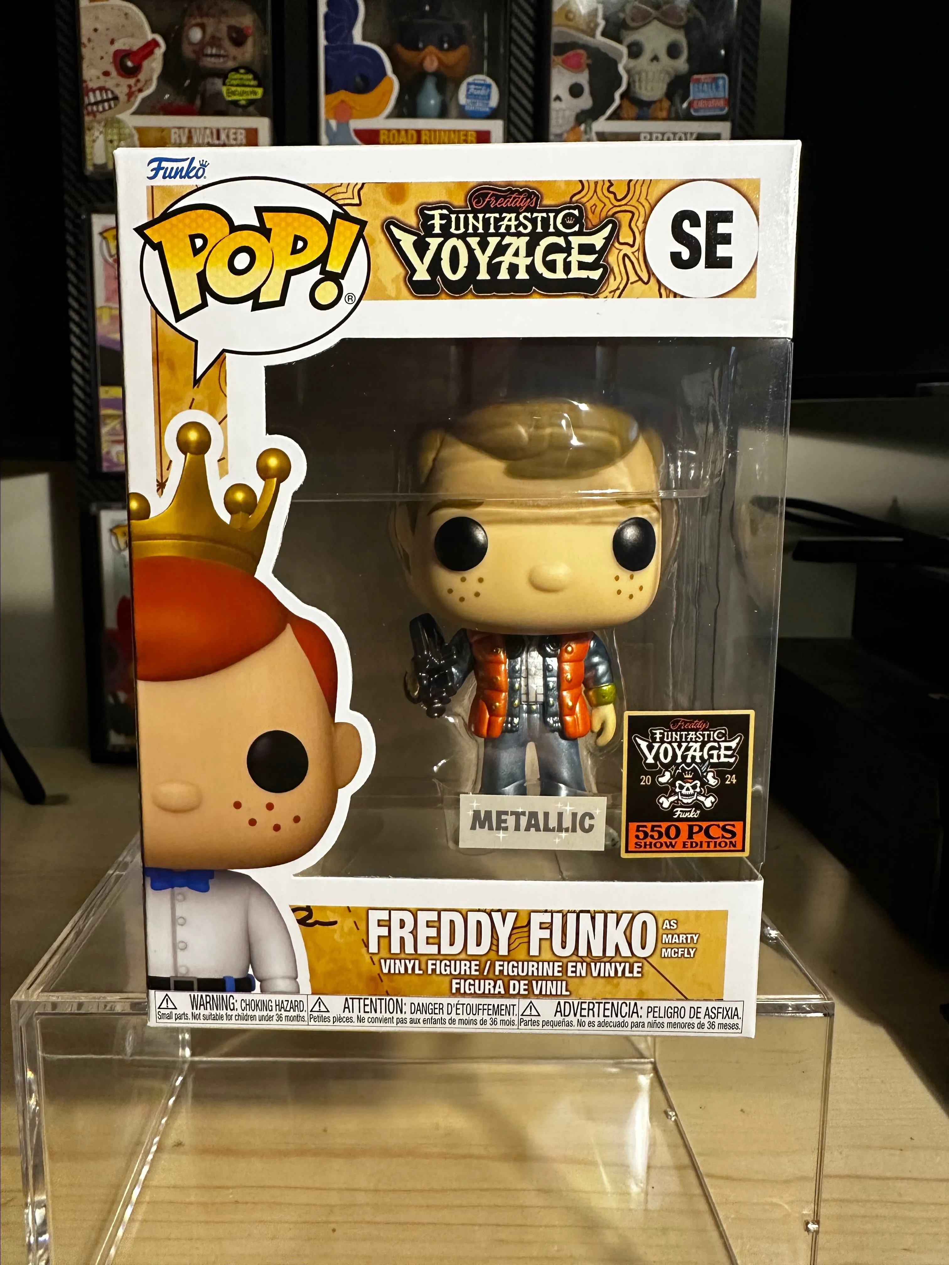 Product image for Freddy Funko as Marty McFly (Metallic) [Fundays] LE 550