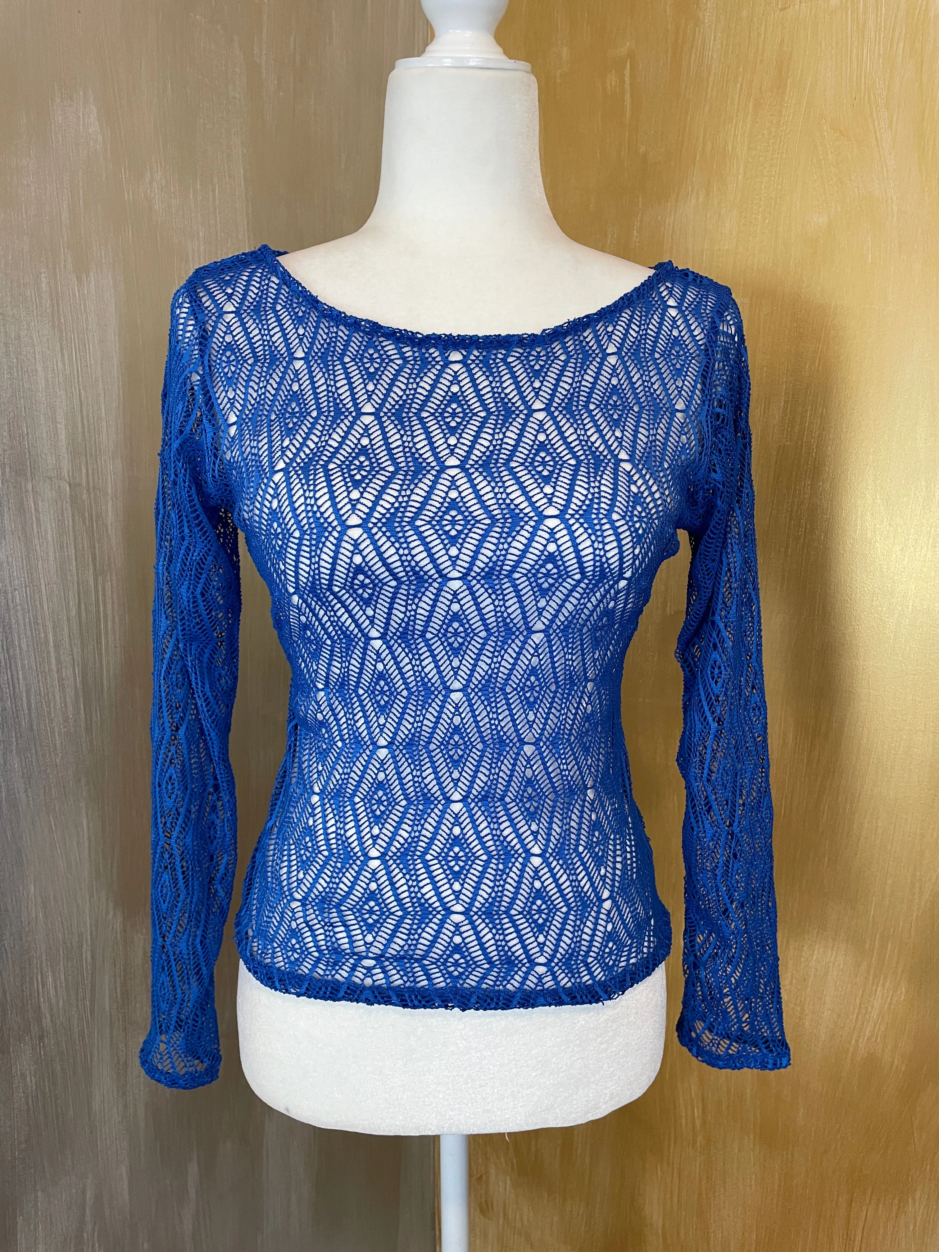 Product image for Cobalt Lace Body Stocking Various Sizes S-XL