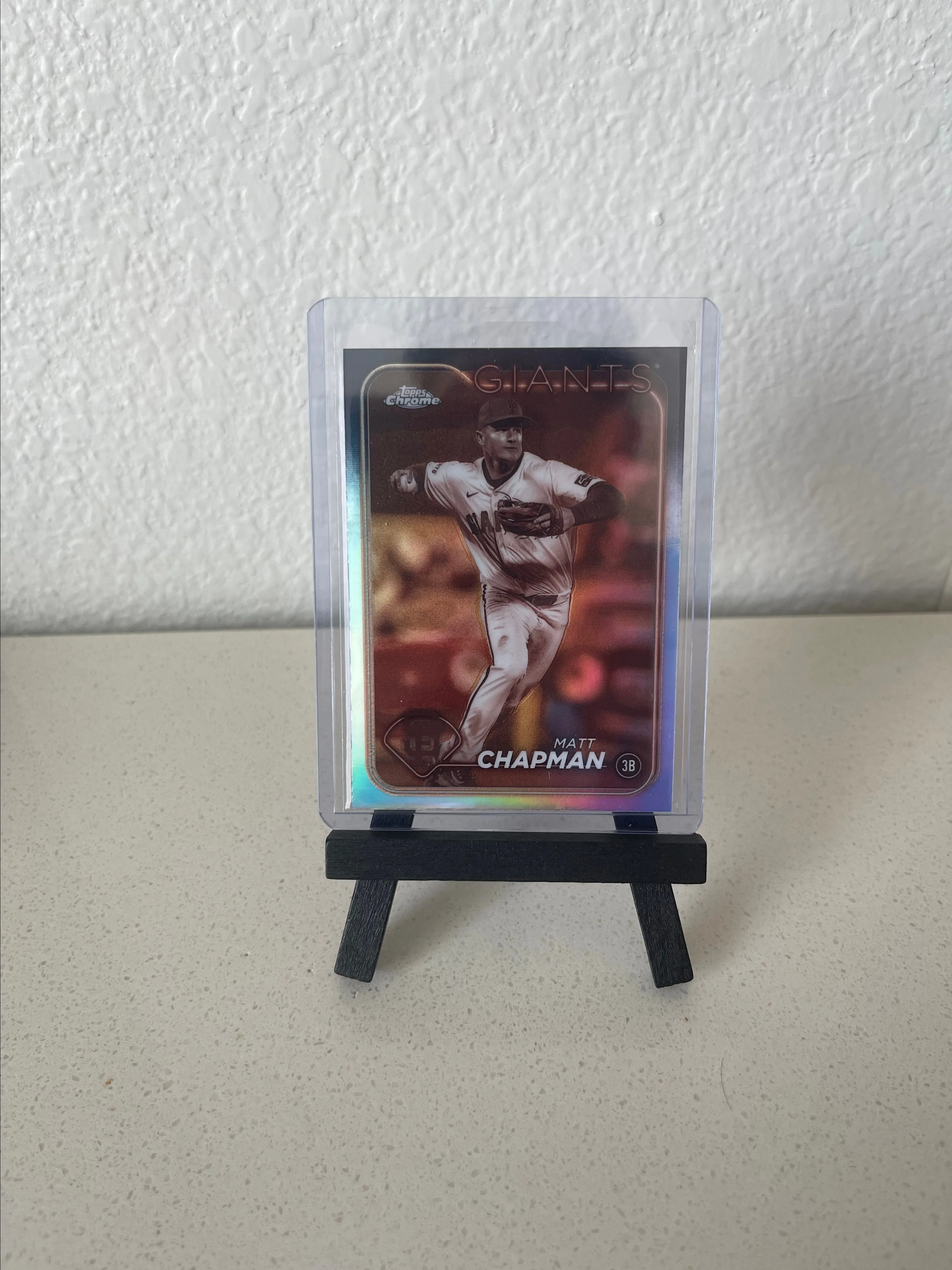 Product image for MATT CHAPMAN 2024 Topps Chrome Sepia Refractor San Francisco Giants