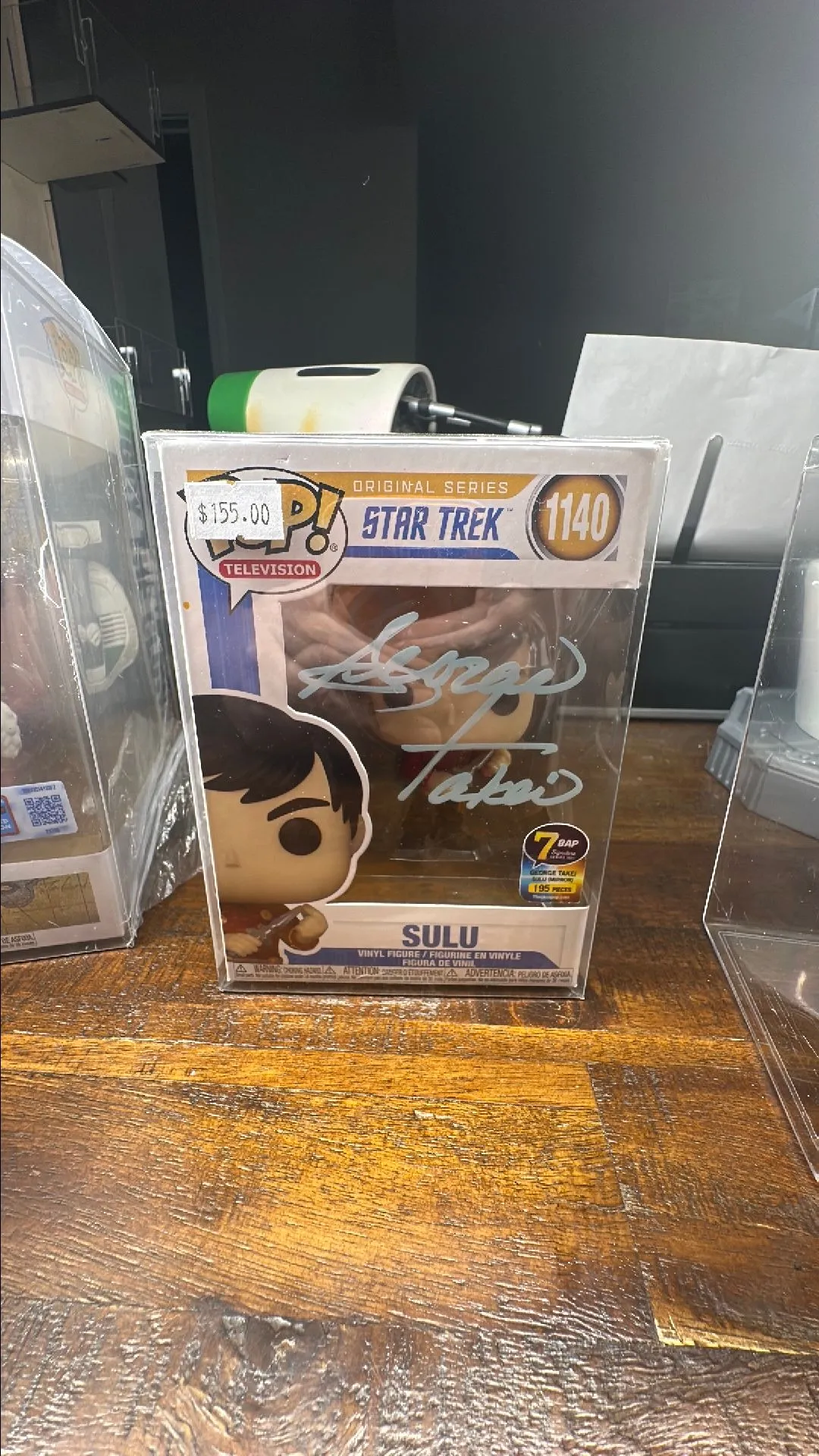 Product image for Sulu signed by George takei jsa certified