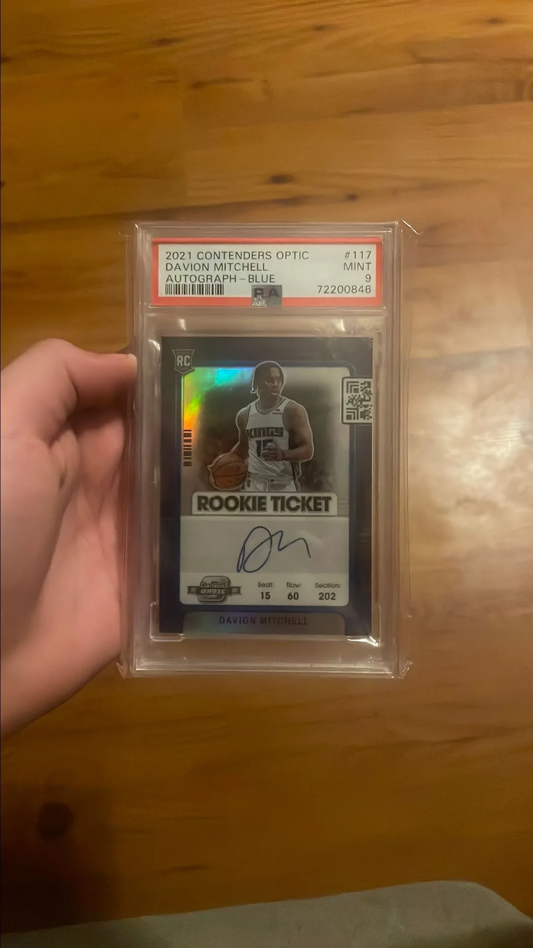 Product image for CLEAN DAVION MITCHELL ROOKIe AUTO PSA 9   41/49