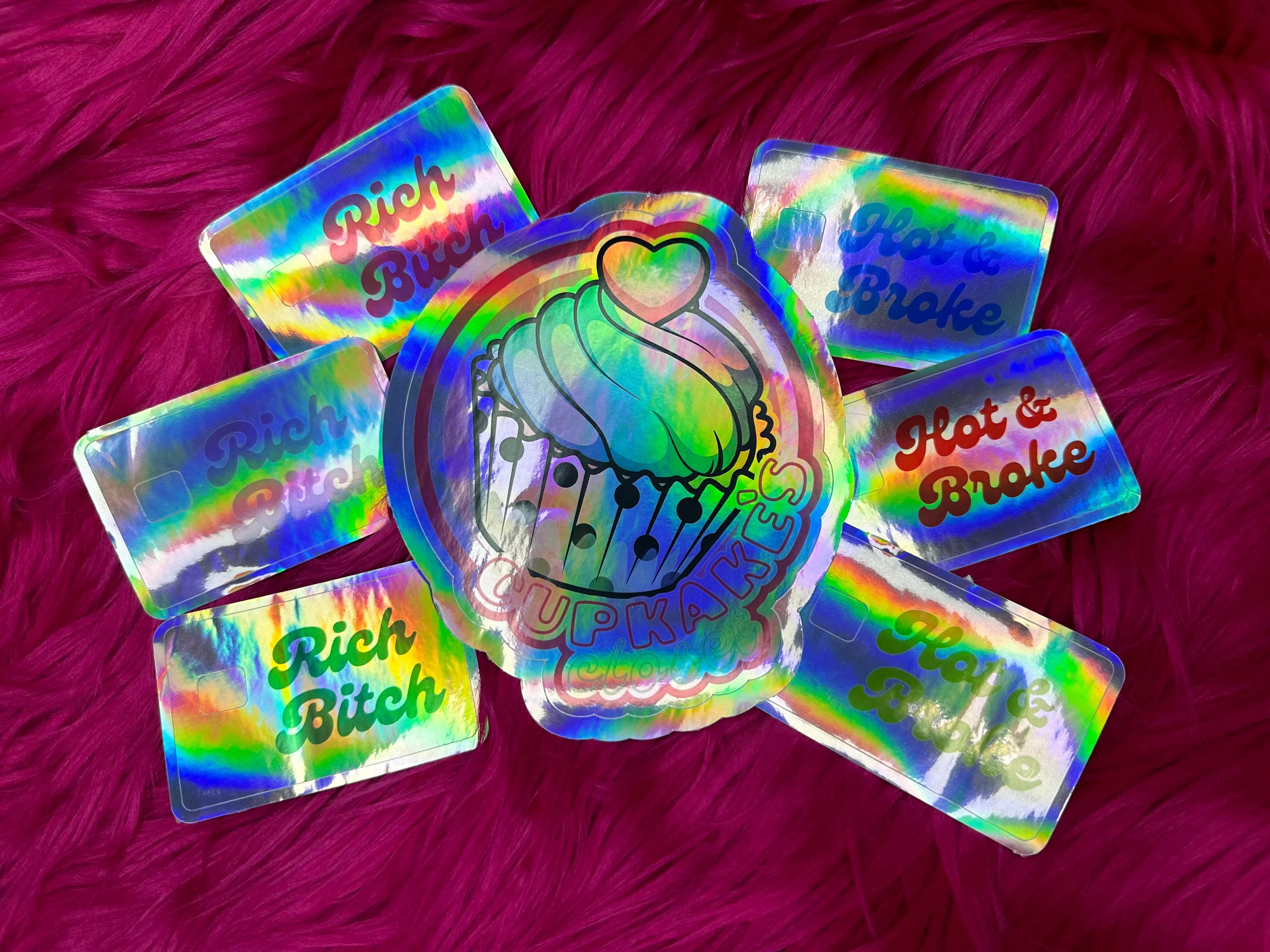 Product image for Cupkake’s Closet - Credit Card Skin and Logo Sticker Variety Pack