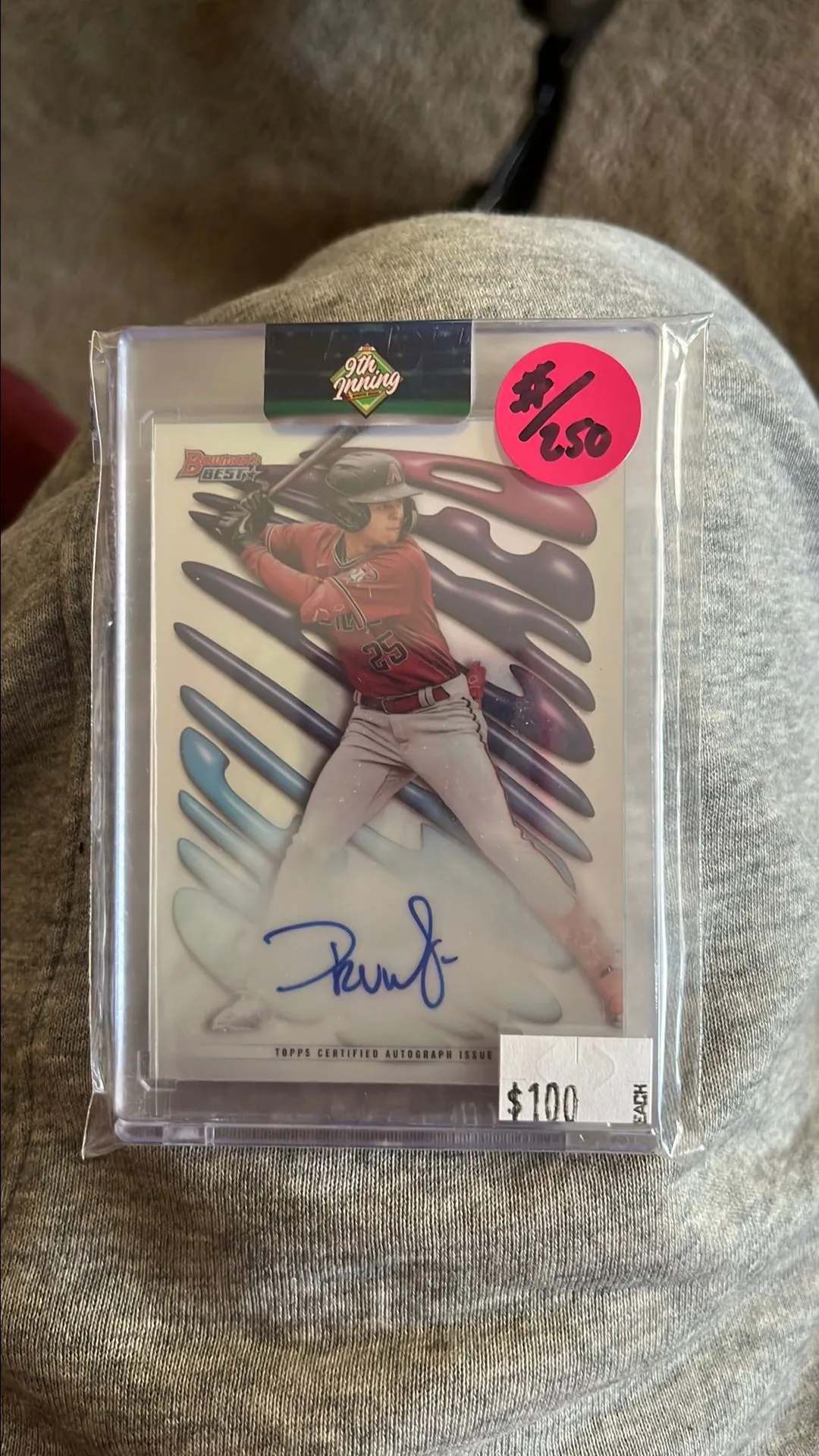 Product image for Drew jones shellacked auto /250
