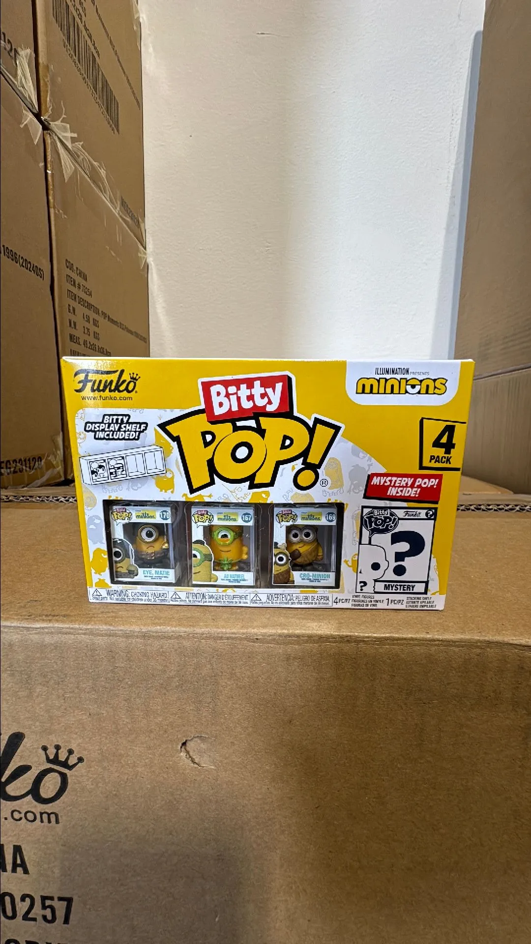Product image for Bitty Pop! Minions Eye Matie 4 Pack
