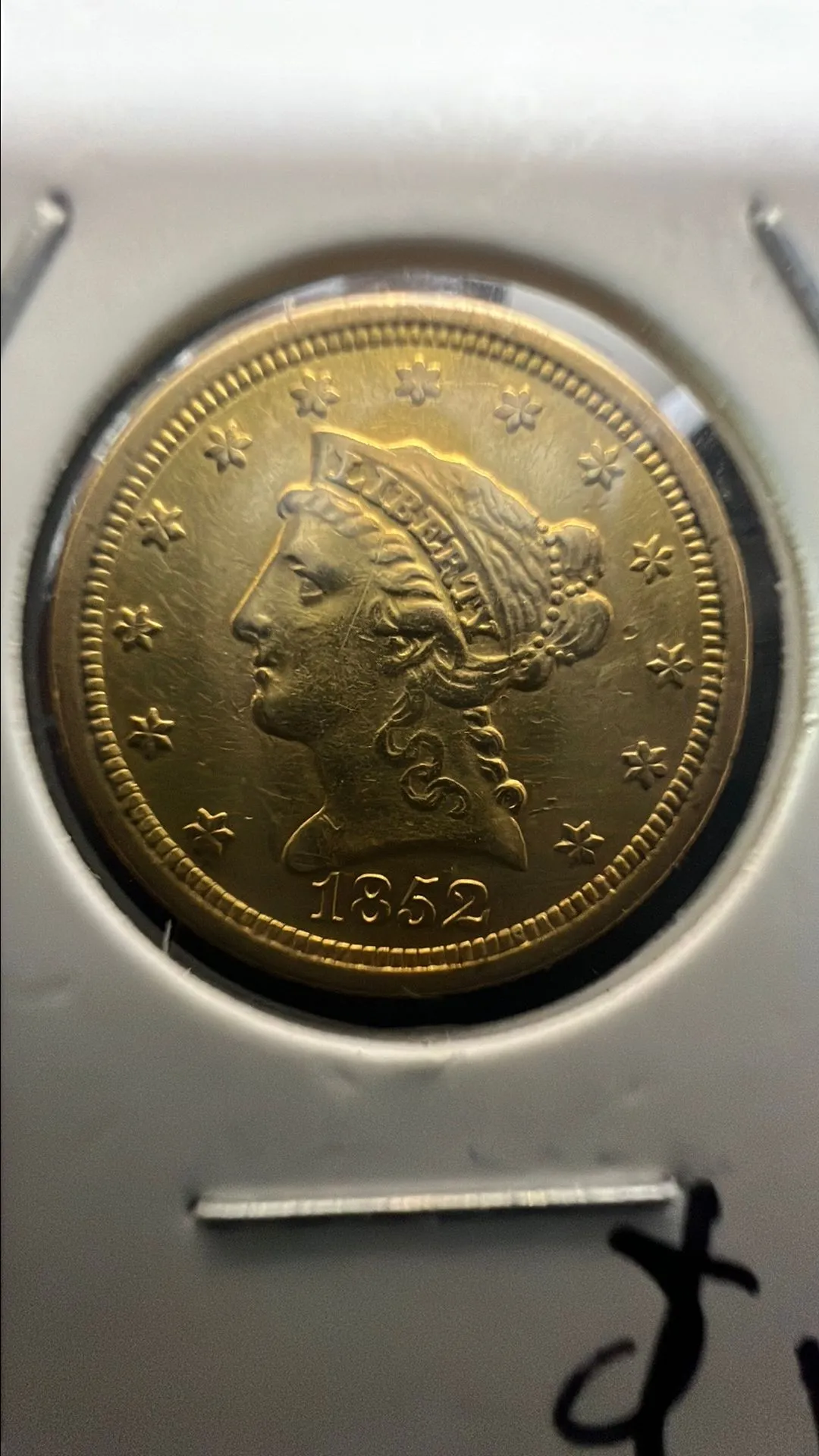 Product image for 1852 O gold quarter Eagle