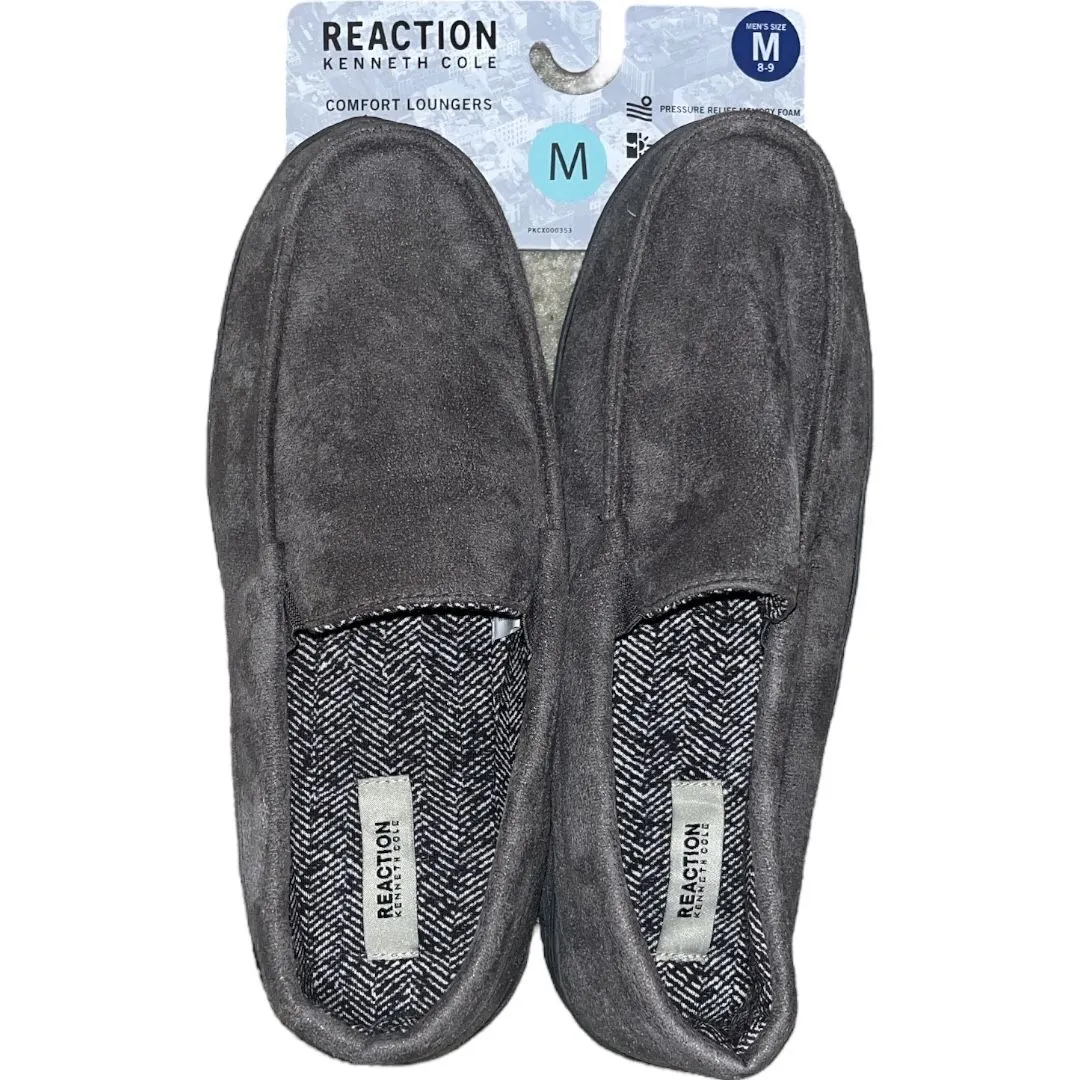 Product image for F100: [Men's 8, 8.5, 9] Reaction Kenneth Cole Comfort Loungers - Slippers