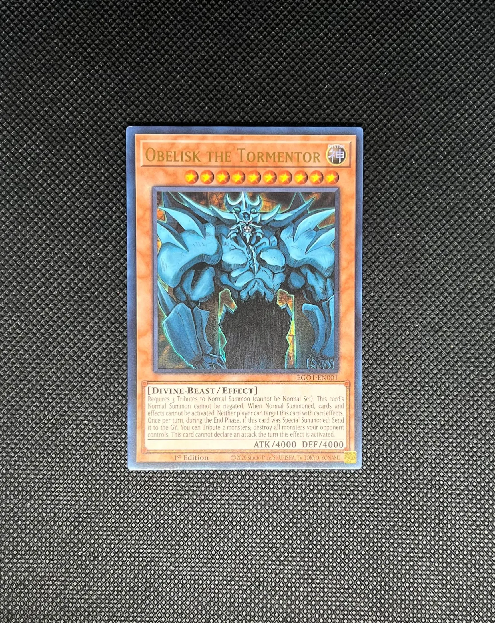 YuGiOh Legendary Collection 1 Ultra Rare Obelisk the Tormentor LC01-EN001