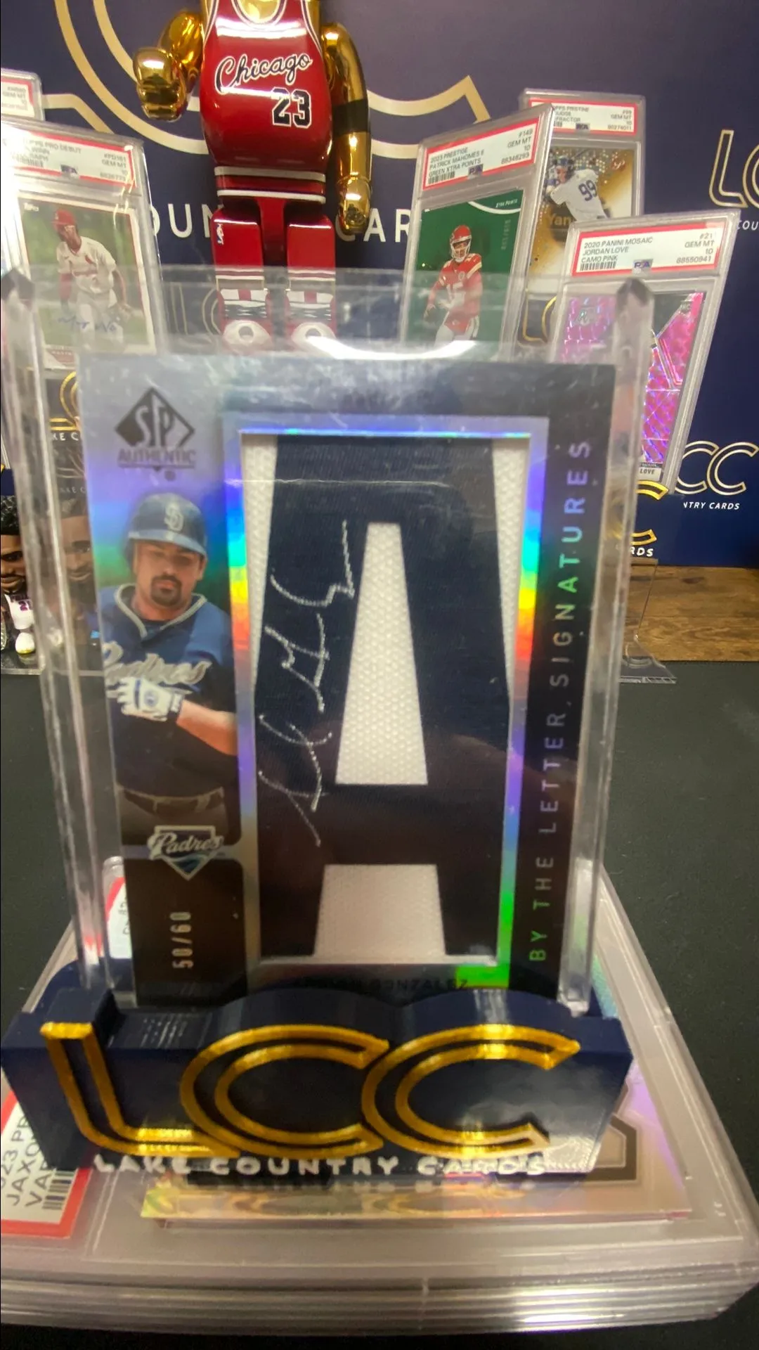 Product image for 2007 SP Authentic By the Letter Signature Adrian Gonzalez Autograph 50/60