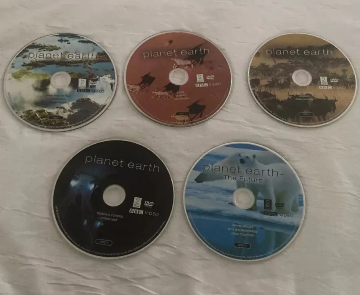 Product image for planet earth dvd set 5 disc no case bbc