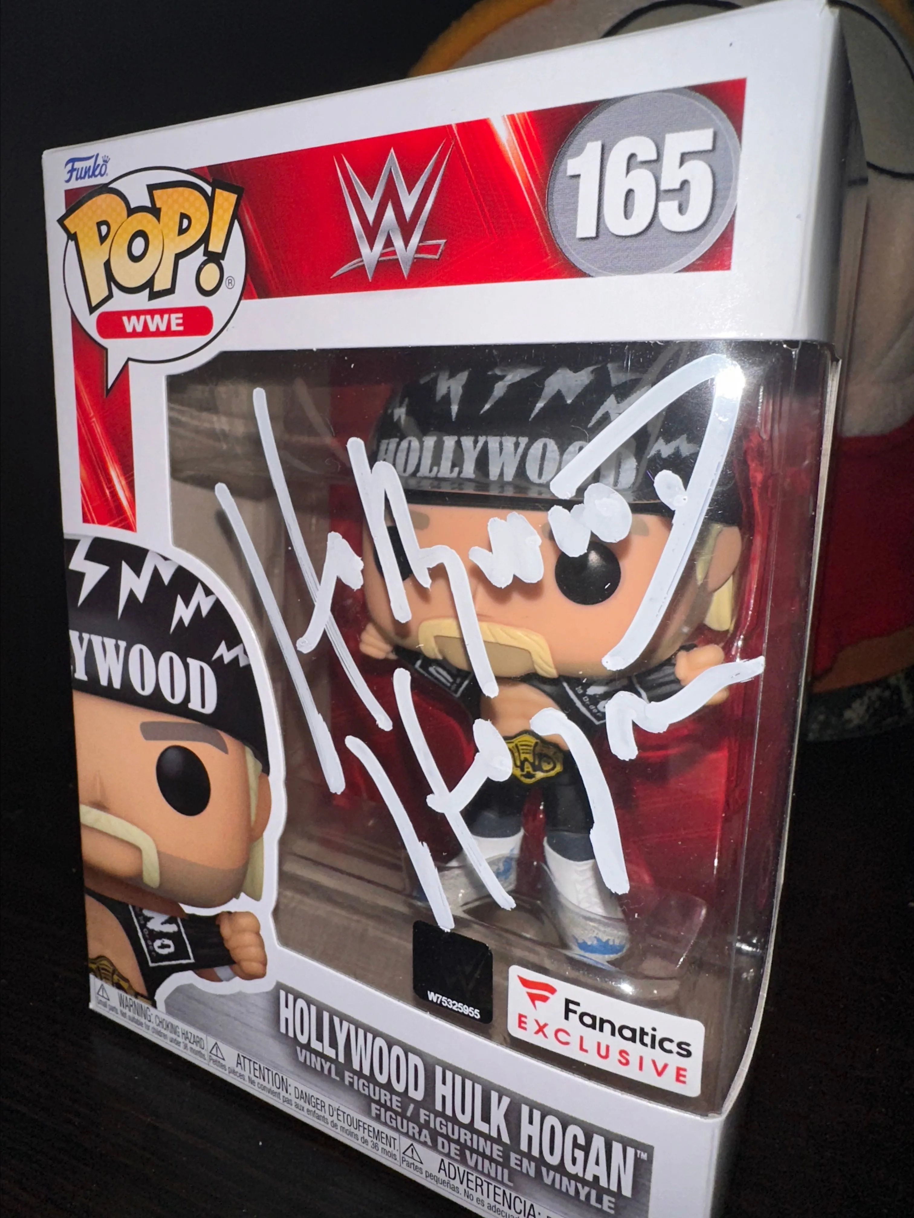 Product image for Hollywood Hogan Signed WWE Funko Pop