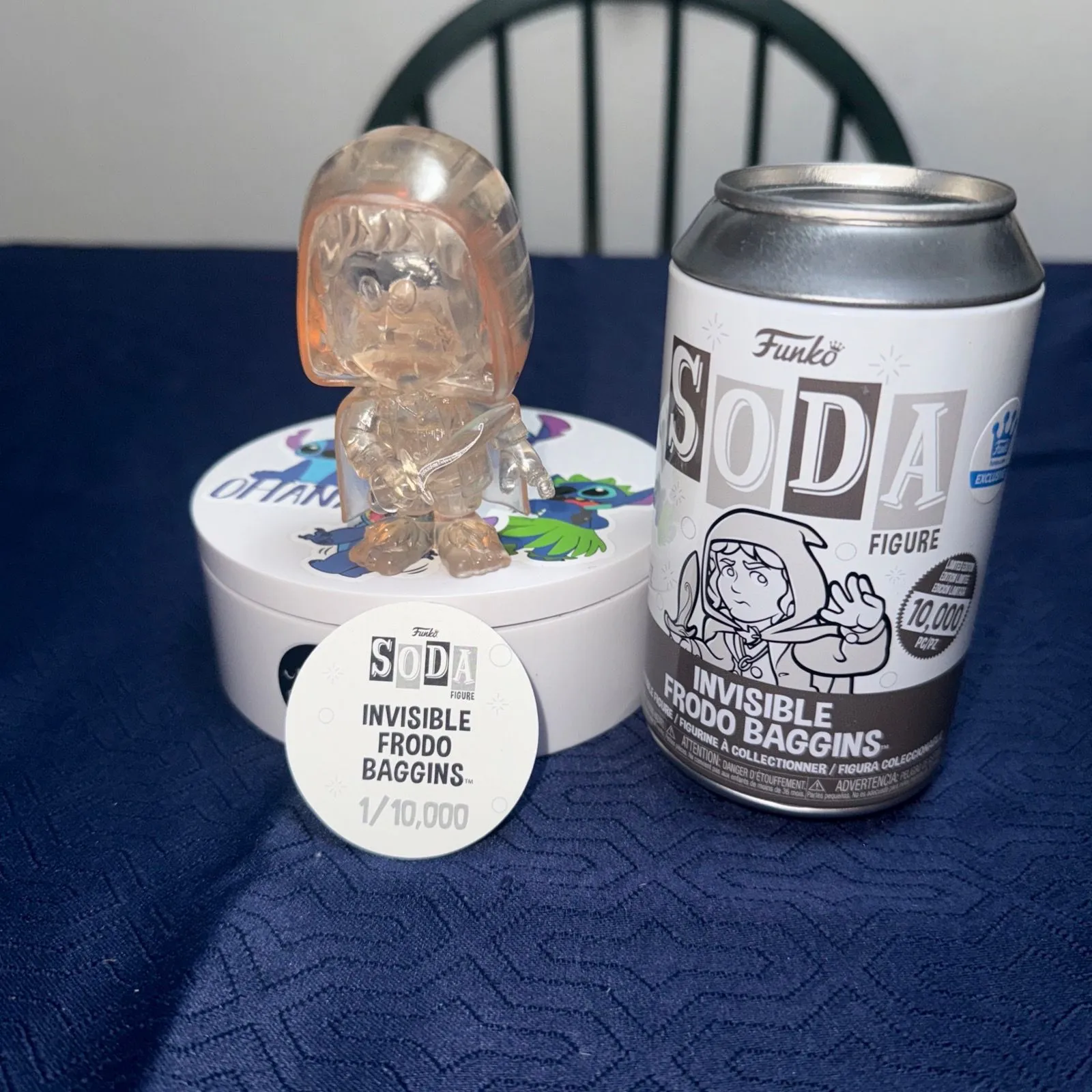 Product image for Funko Pop! Vinyl Soda Lord of the Rings Invisible Frodo Baggins Exclusive