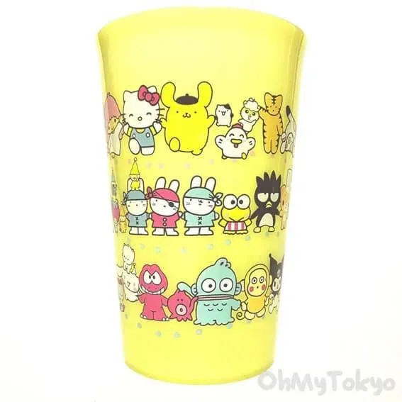 Product image for Japan Sanrio UK Characters Plastic Tumbler Cup 450ml (Yellow)
