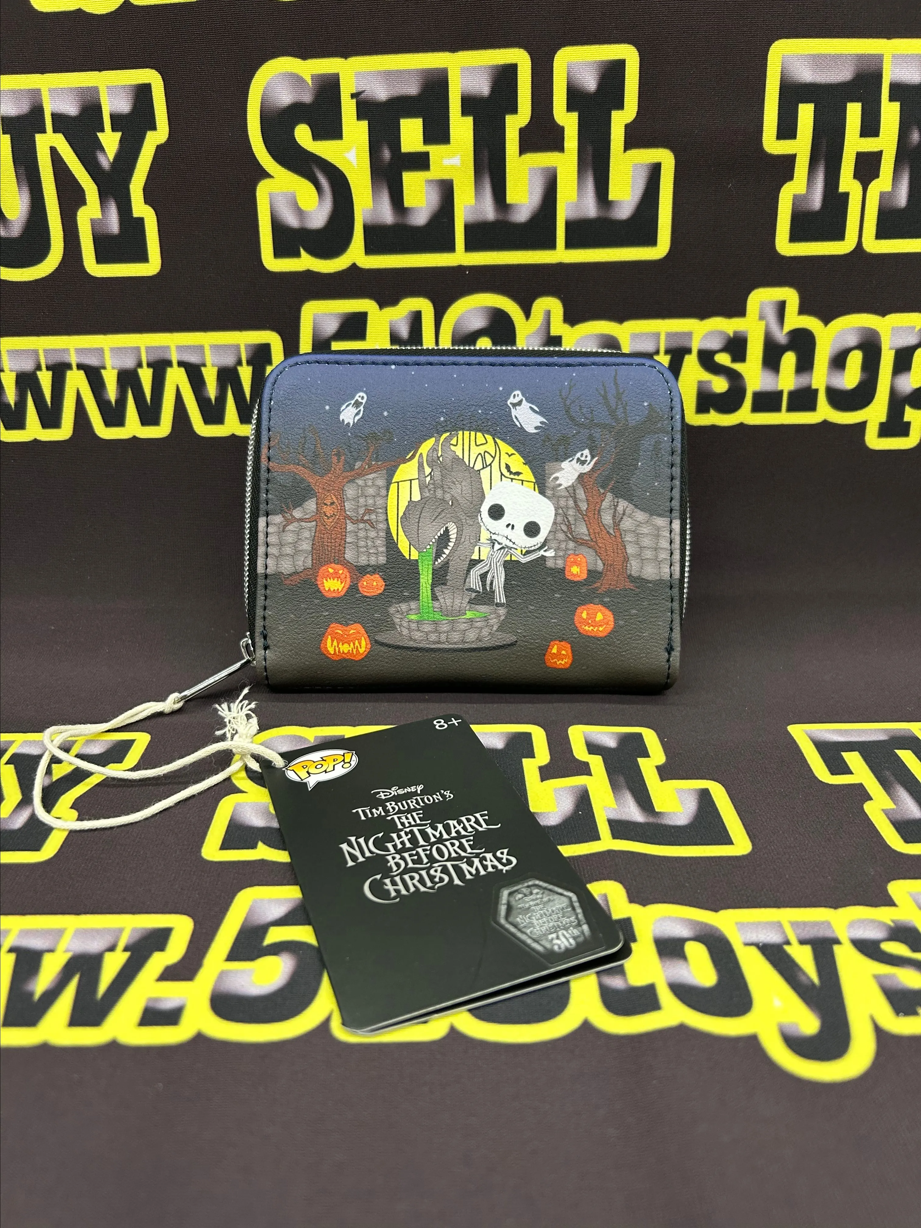 Product image for Funko nightmare before Christmas Jack skeleton wallet