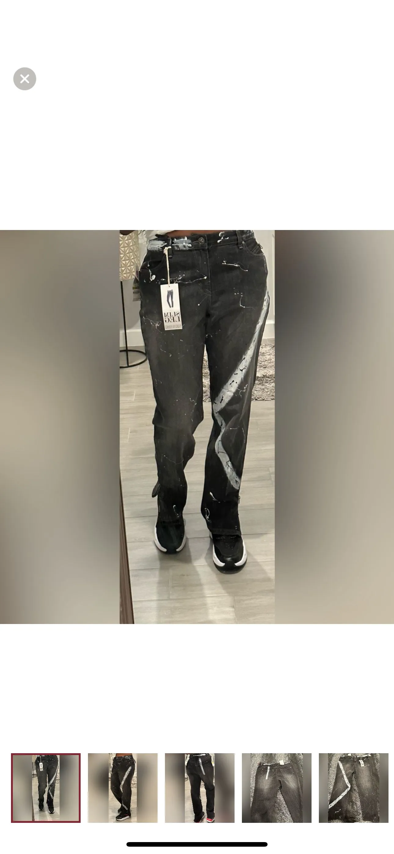 Product image for Custom painted jeans