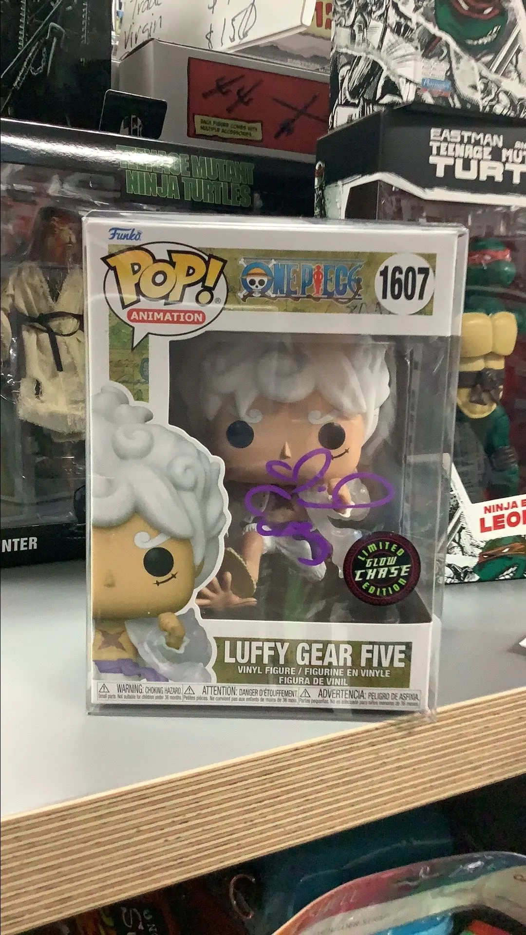 Product image for One Piece Gear 5 Luffy Chase Signed by Colleen Clinkenbeard w/ CoA