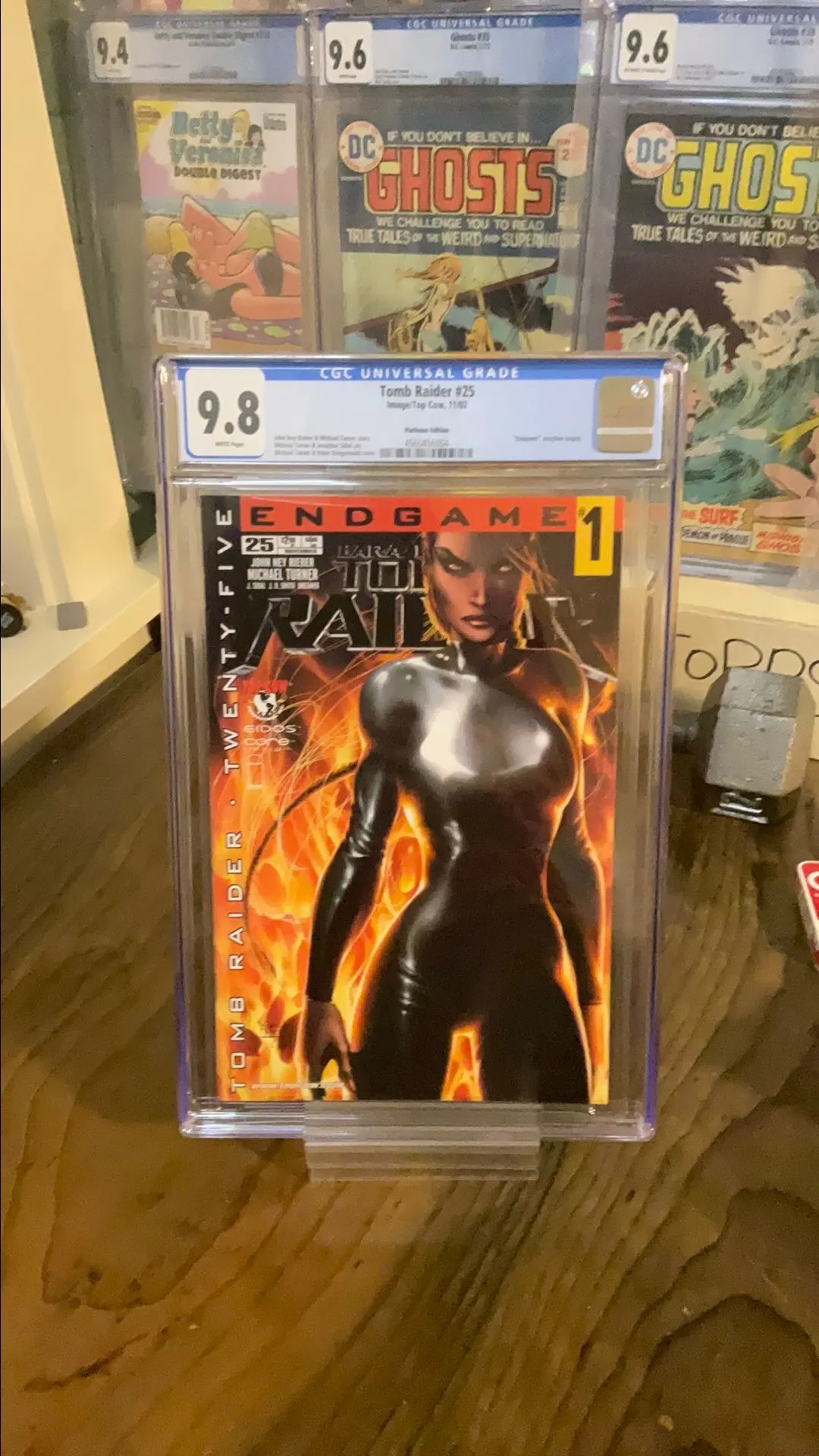 Product image for CGC 9.8 Tomb Raider #25 Platinum