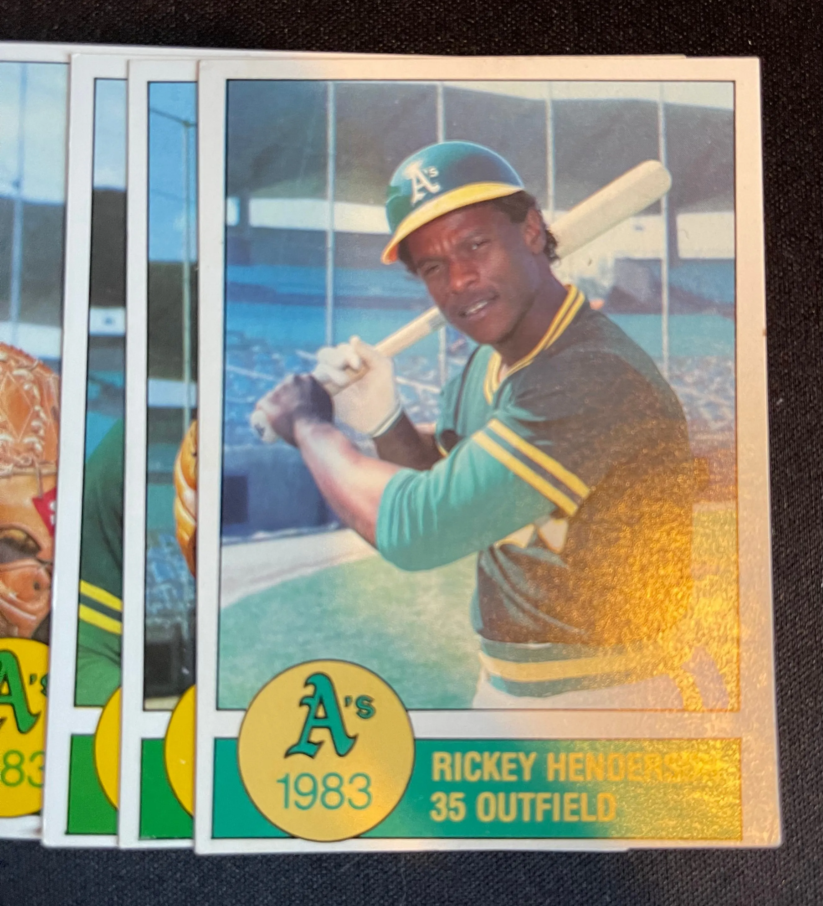 Product image for 1983 Granny Goose A’s Team Set of 15 Ricky Henderson