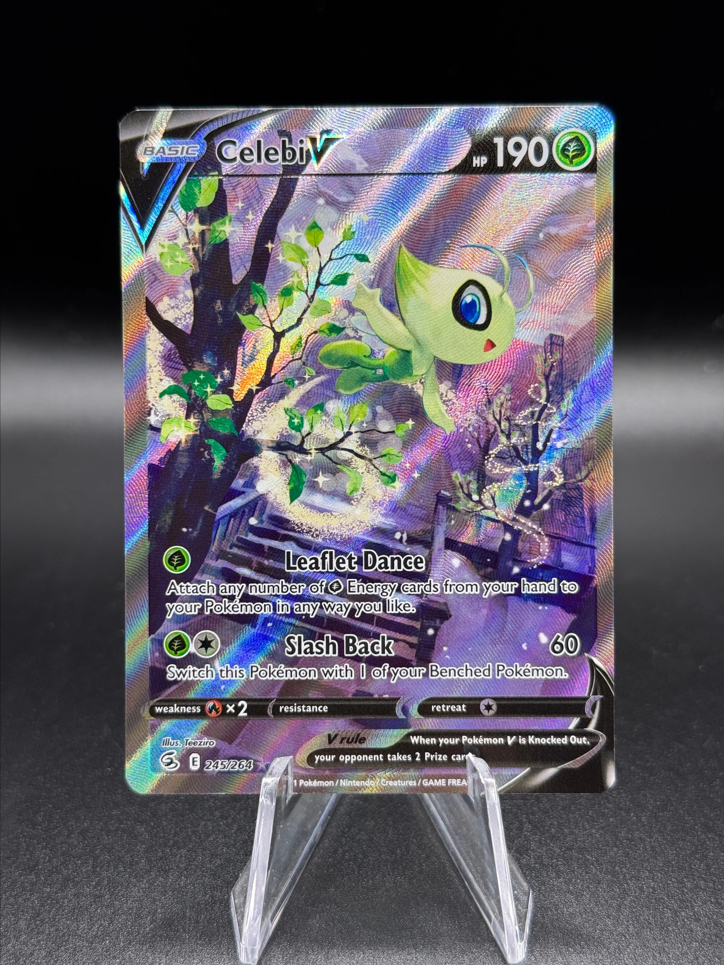 Product image for Fusion Strike Celebi V Alt Art Holo