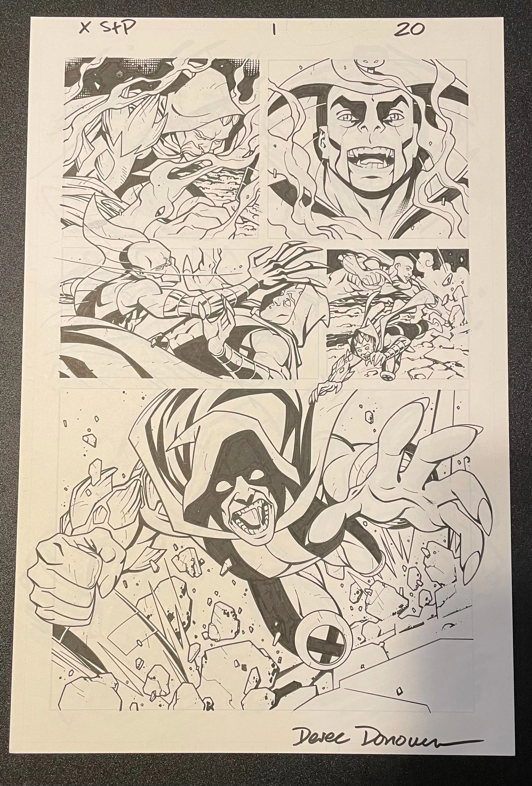 Product image for X-men Serve and Protect #1 pg 20
