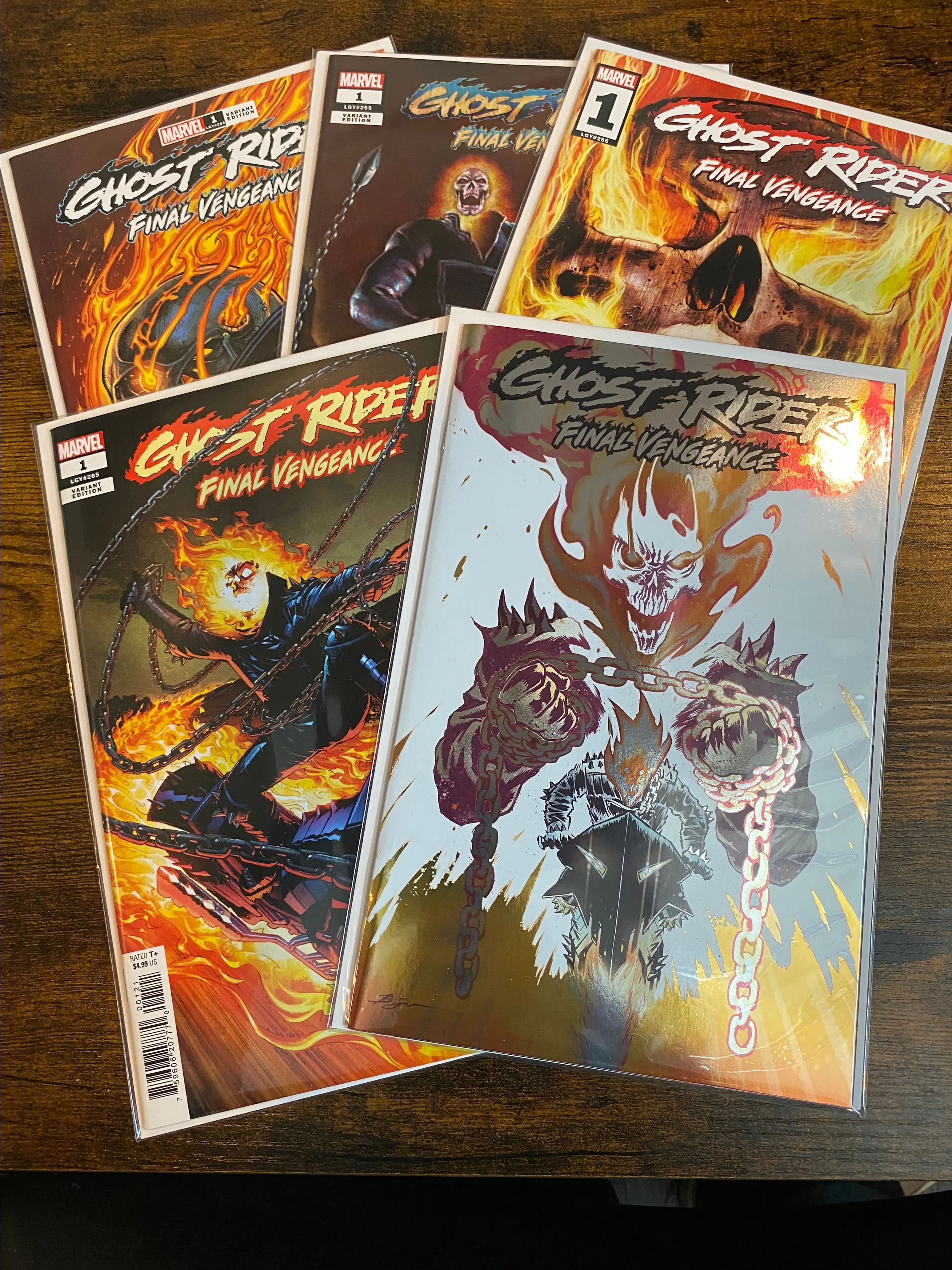 Product image for Ghost Rider: Final Vengeance #1 (five cover lot)