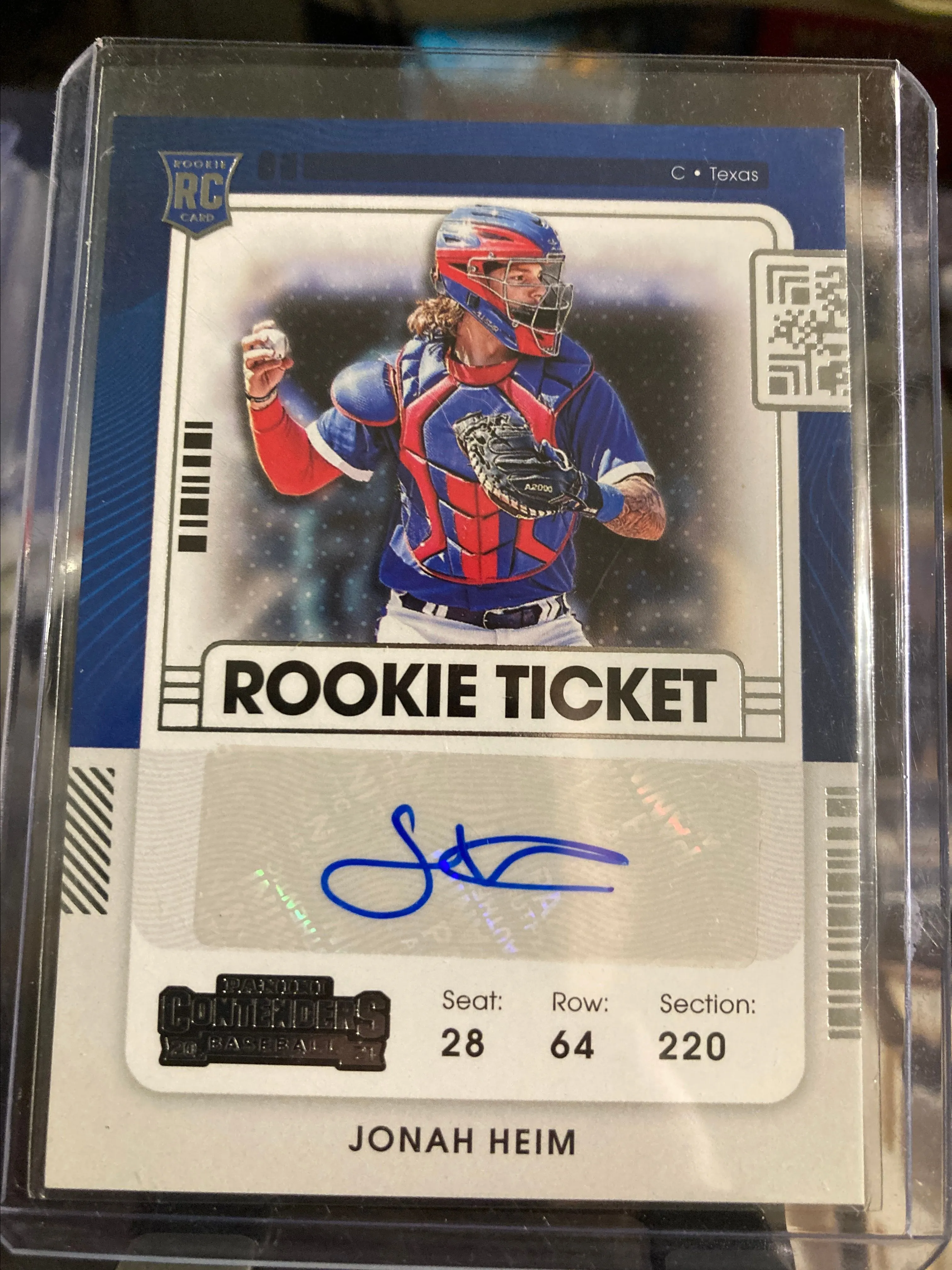 Product image for 2021 Contenders Jonah Heim Rookie Ticket Auto