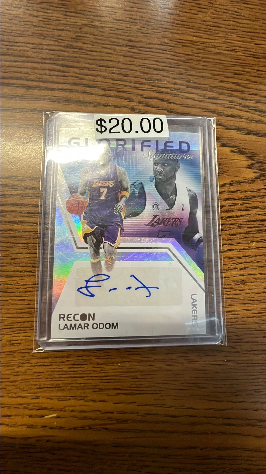 Product image for 2020 Panini Recon Lamar Odom Auto