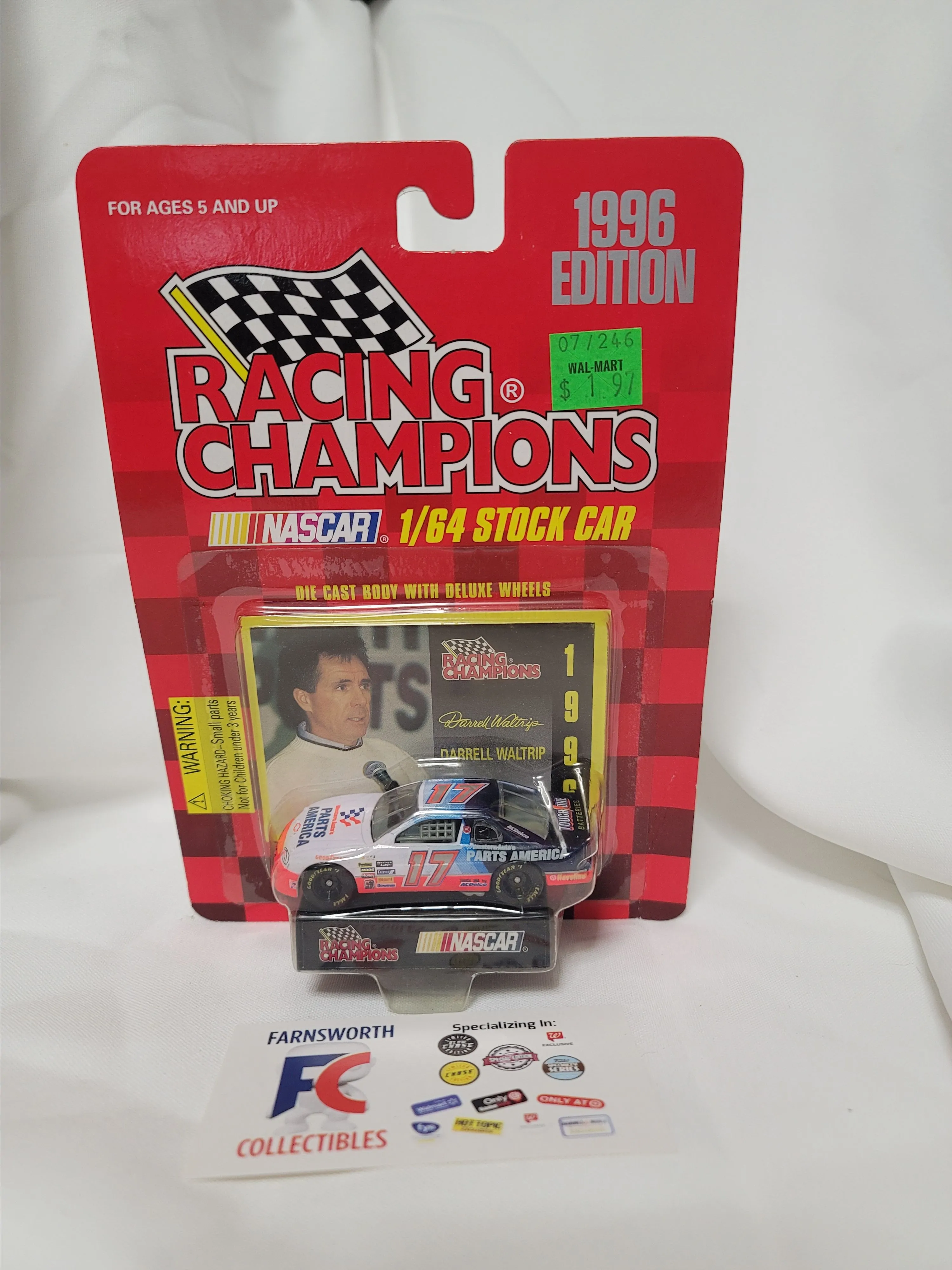 Product image for 1996 Racing Champions NASCAR Darrell Waltrip #21 Part America 1/64