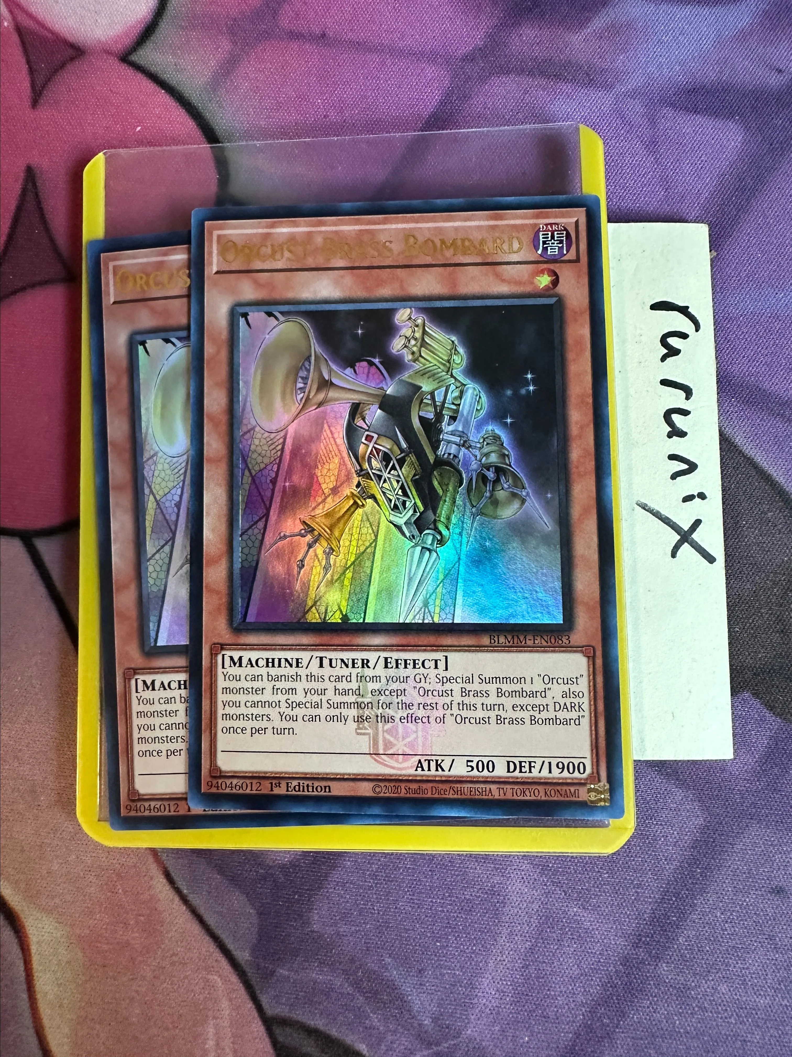2x Yugioh Orcust Brass Bombard BLMM-EN083 Ultra Rare Battles of Legend:  Monster Mayhem (BLMM)  Whatnot: Shop, Sell, Connect