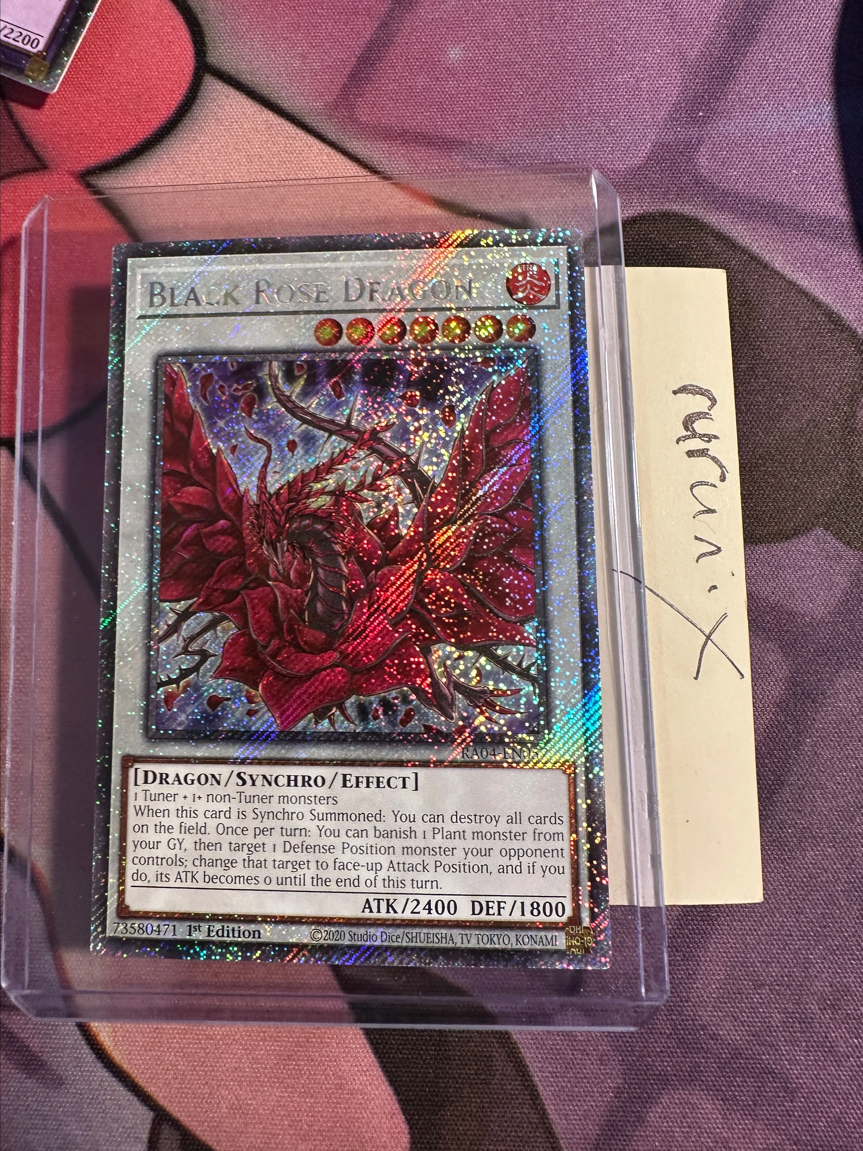 are my yugioh cards worth anything BLACK ROSE DRAGON CSOC-EN039 (UTR) – Aus Ygo main image 1