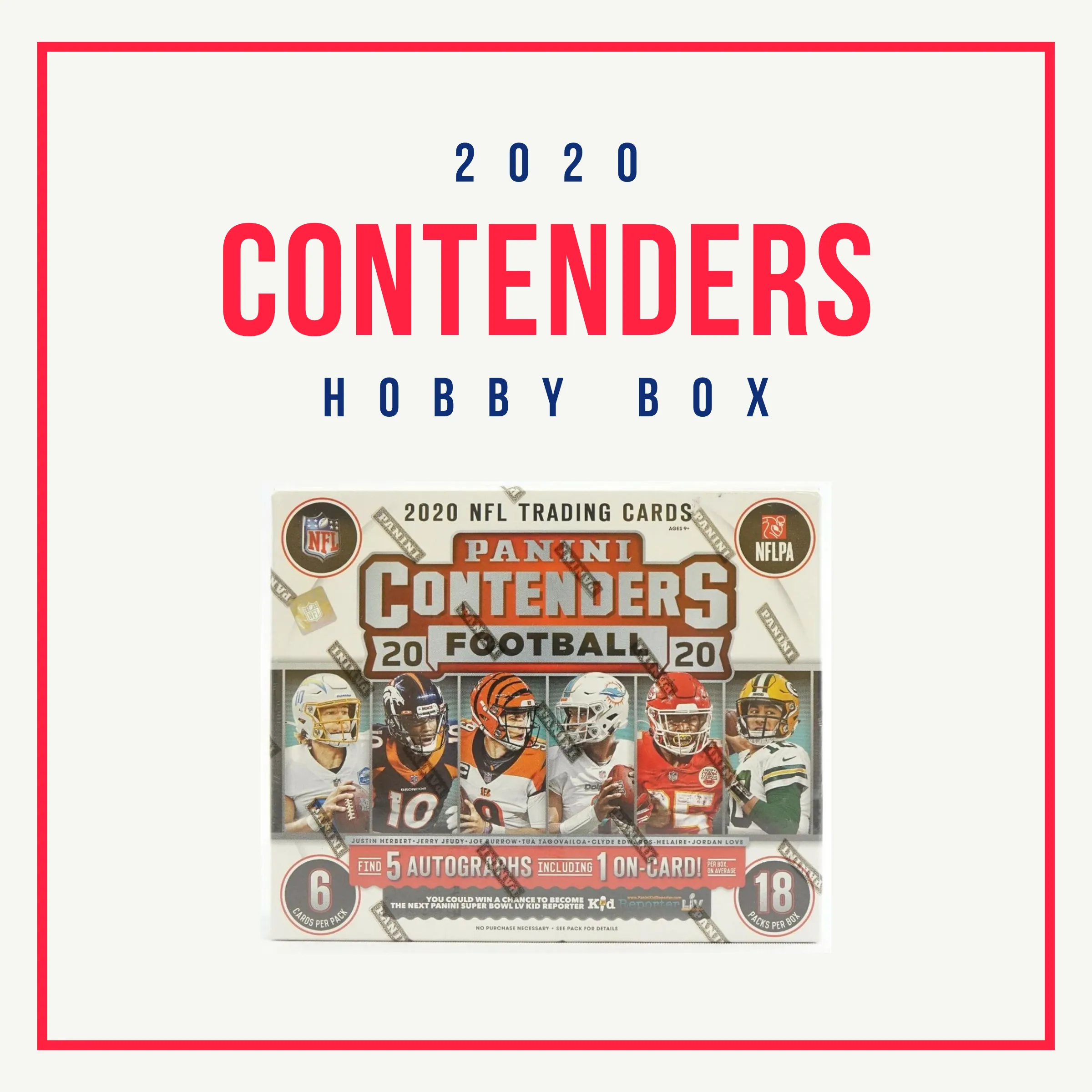 Product image for 2020 Panini Contenders Football Hobby Box