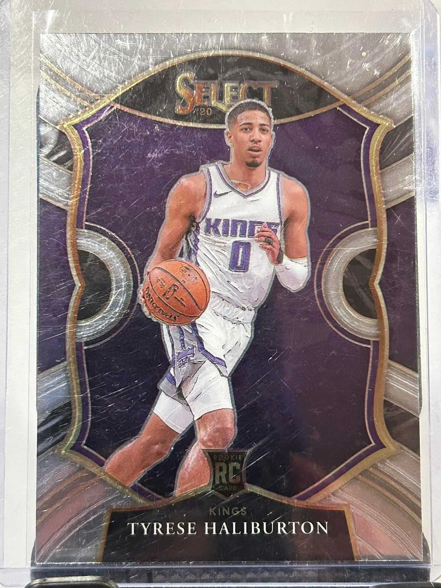 Product image for Tyrese Halliburton 2020-21 Panini Select Concourse RC Rookie #72 Kings