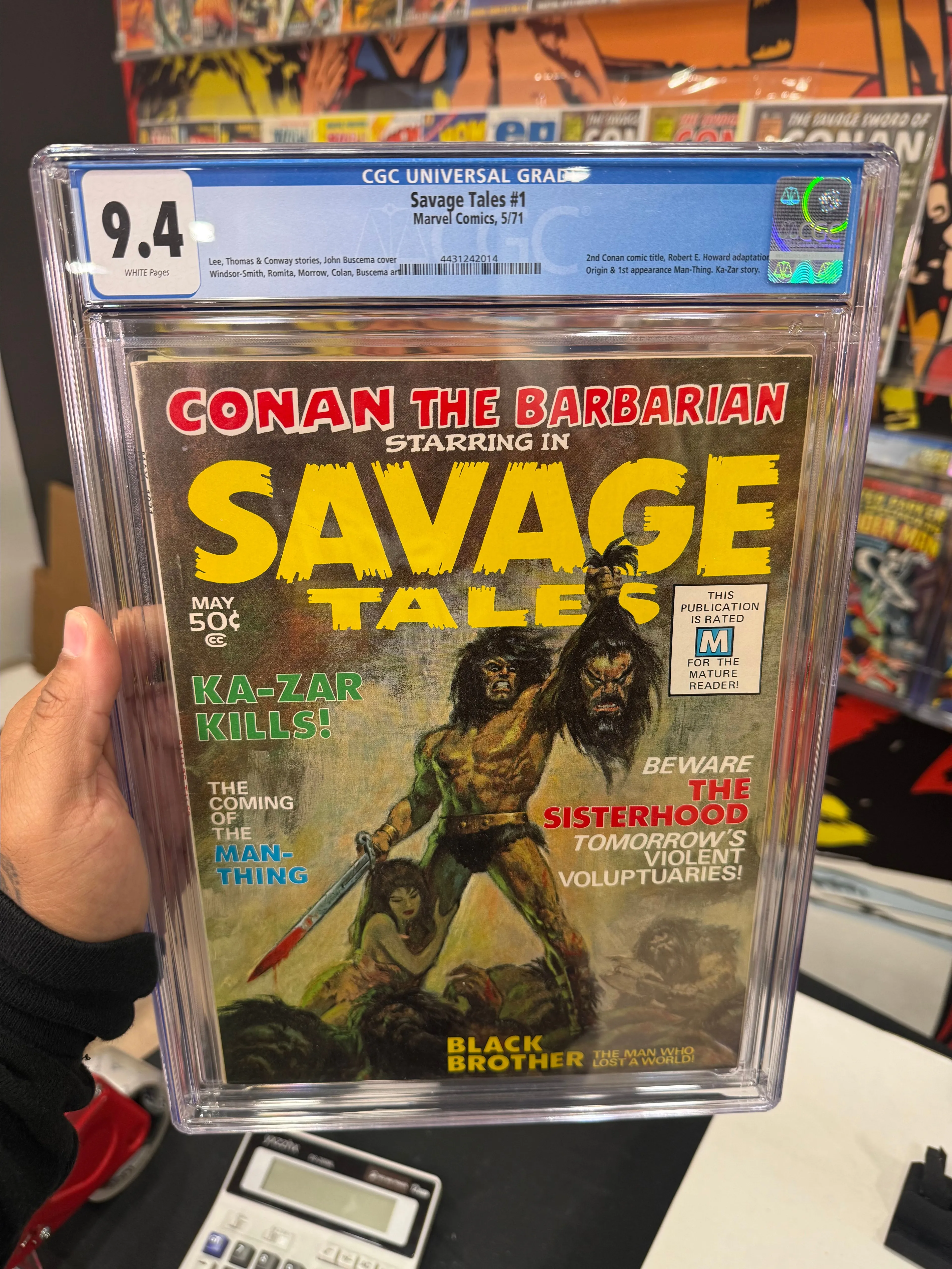 Product image for Savage Tales #1 CGC 9.4