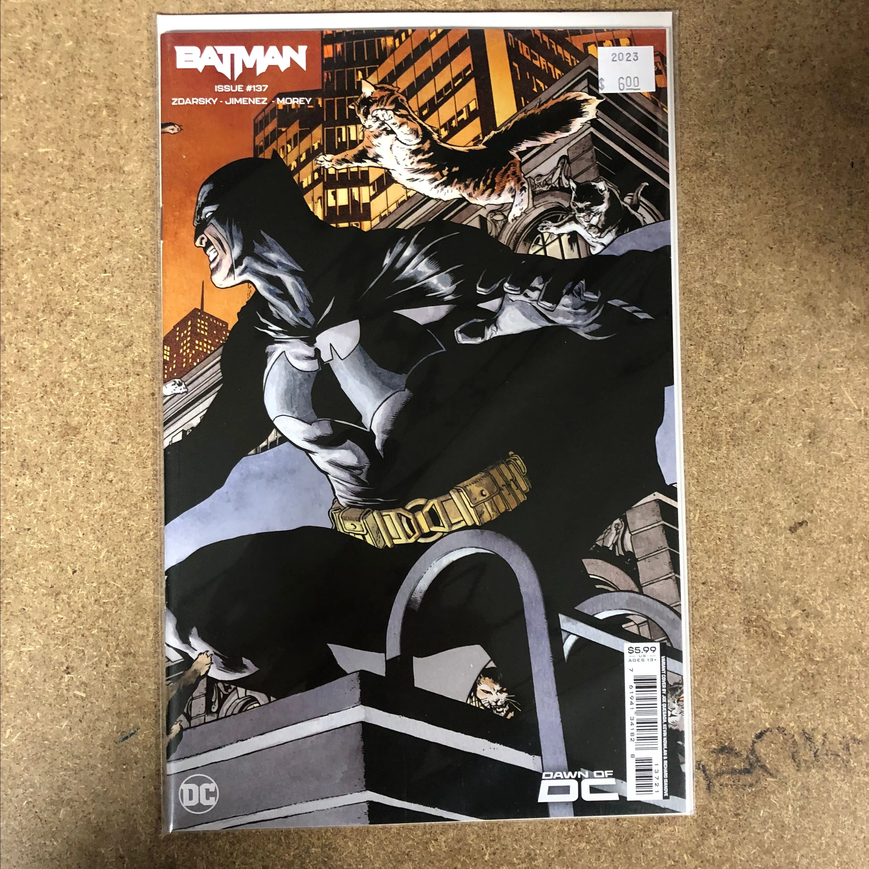 Product image for BATMAN #137 COVER B JOE QUESADA (2023) DC COMICS