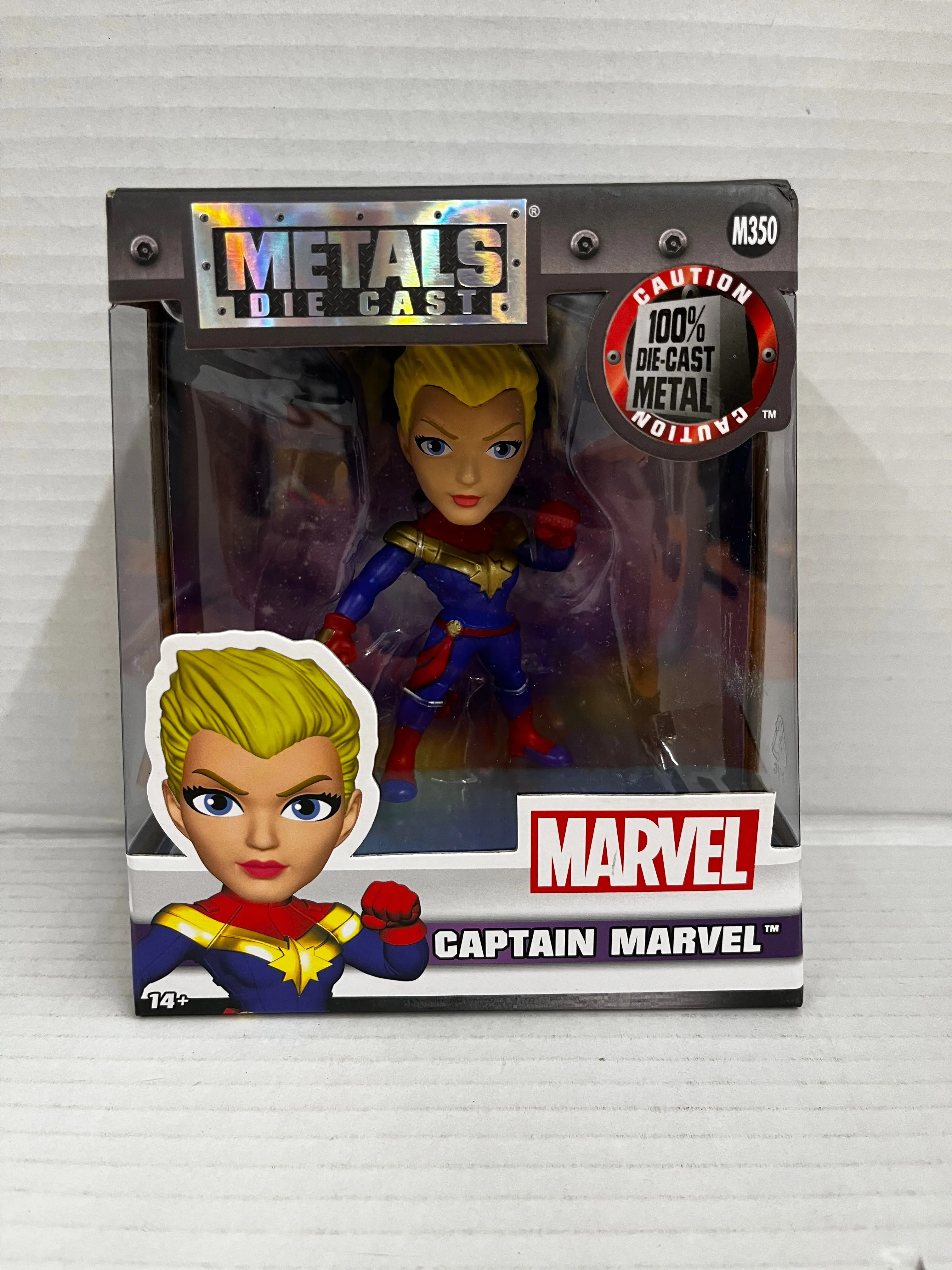 Product image for Captain Marvel Metalfigs Die Cast M350 Figure Metal Jada Toys 4" New