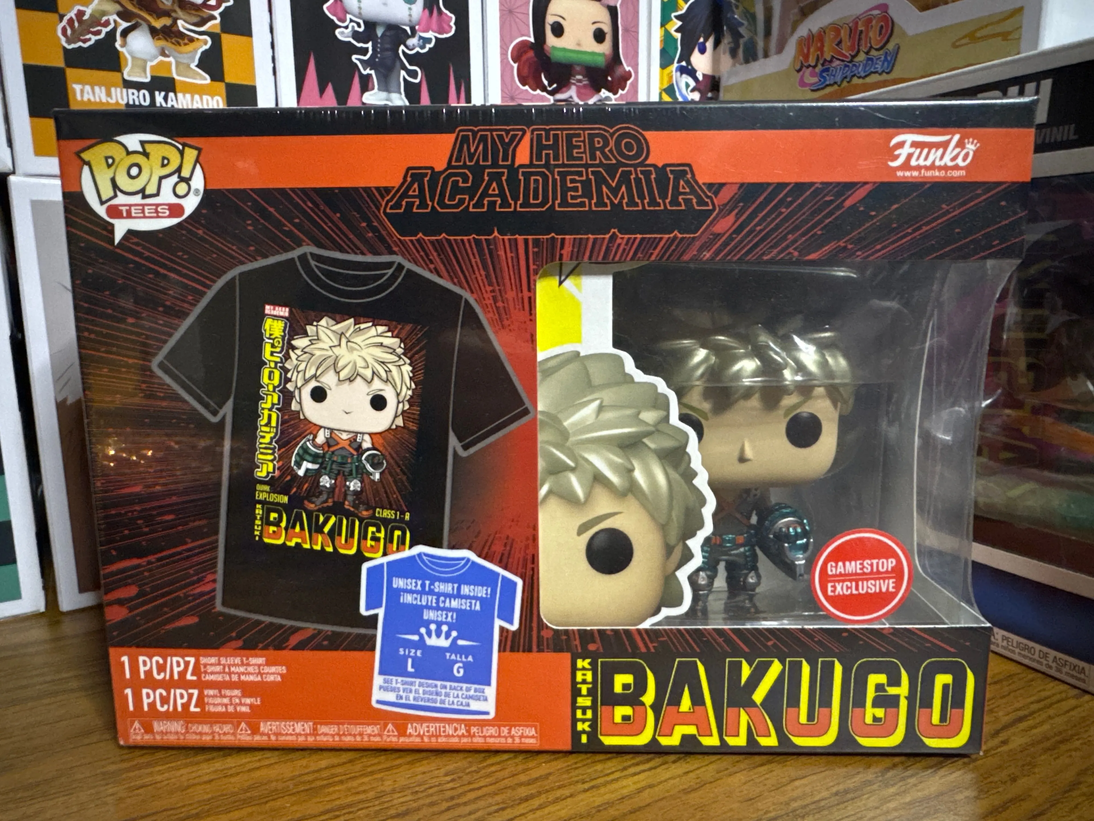 Product image for MHA: Katsuki Bakugo w/ Large tee Exclusive