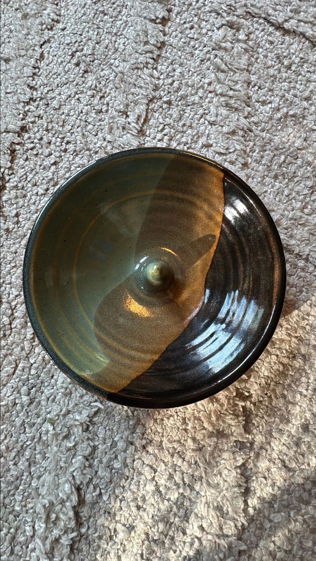 Product image for Studio pottery apple dish