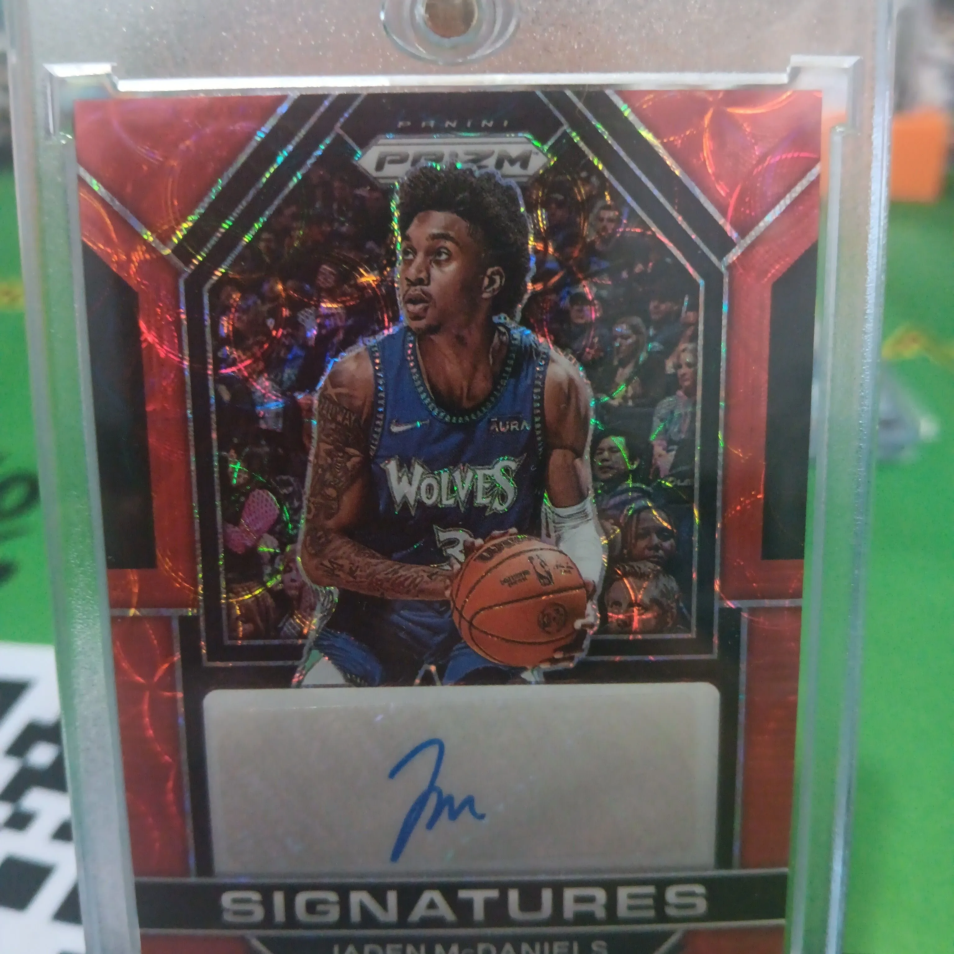 Product image for JADEN MCDANIELS RED SCOPE AUTO 
