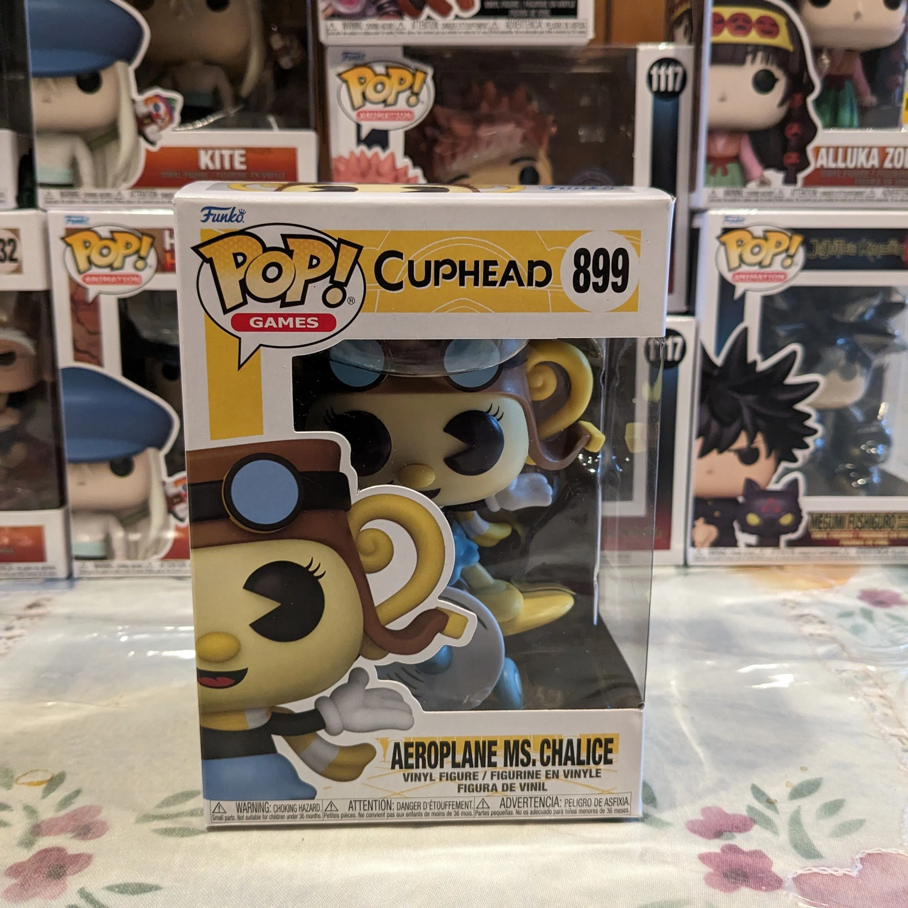 Product image for FunkoPop! Cuphead Aeroplane Ms. Chalice #899